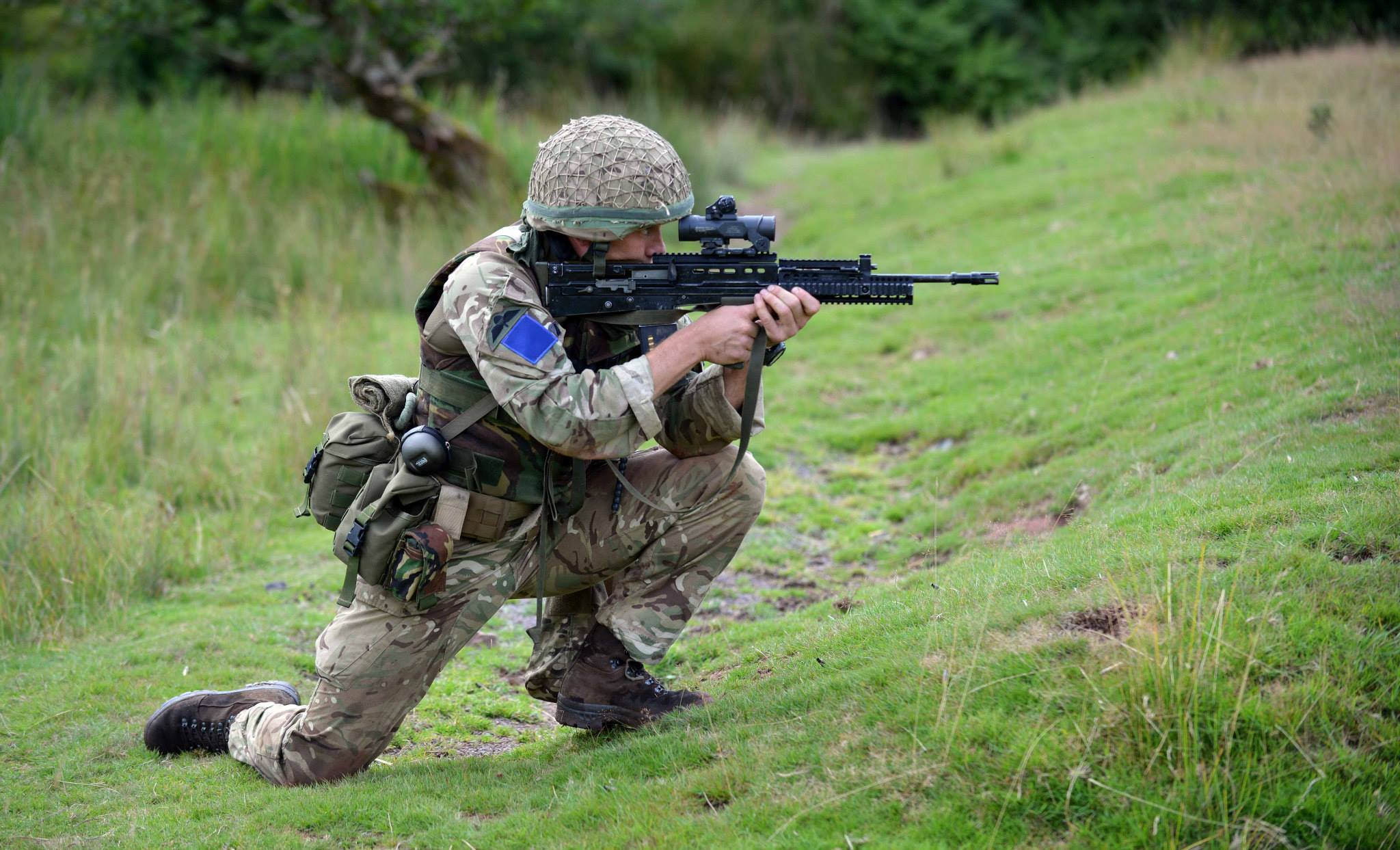 weapons, British Parachute Regiment, 1080P, soldiers, HD Wallpaper