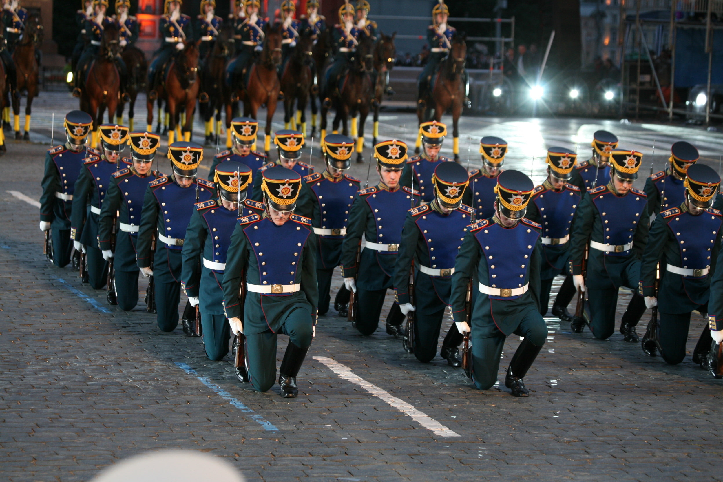 Spasskaya tower, Regiment, Festival, 1080P, HD Wallpaper