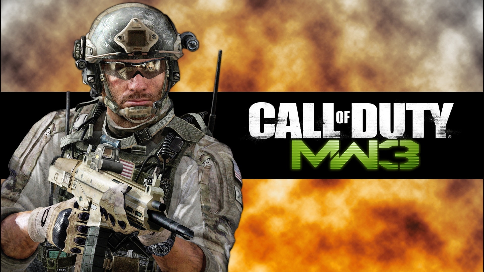modern, soldier, 1080P, warfare, call, duty, automatic, HD Wallpaper