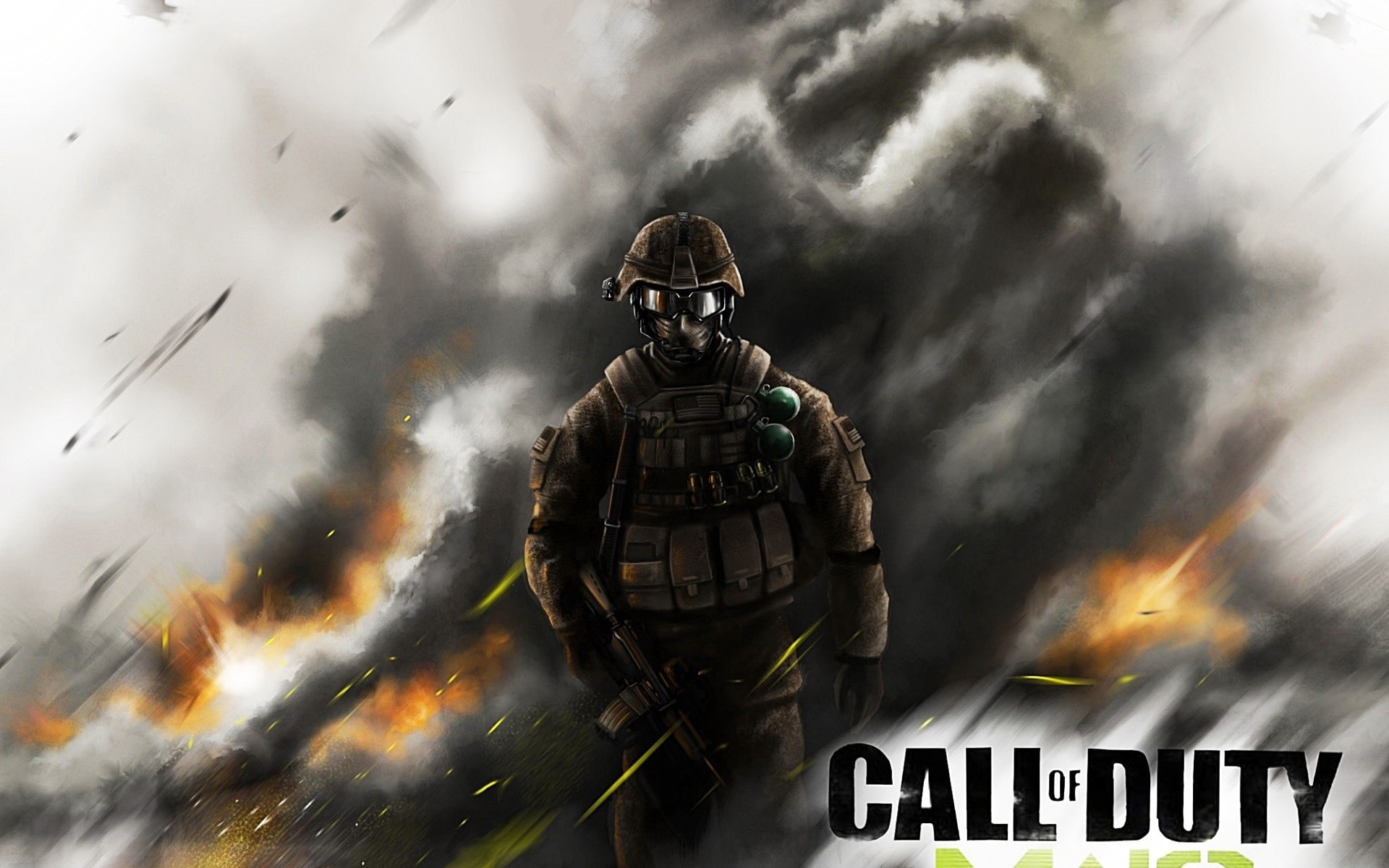 military, fire, riot, weapon, protection, government, 1080P, aggression, Call of duty modern warfare 3, uniform, adult, anger, nature, outdoors, law, Sign, HD Wallpaper