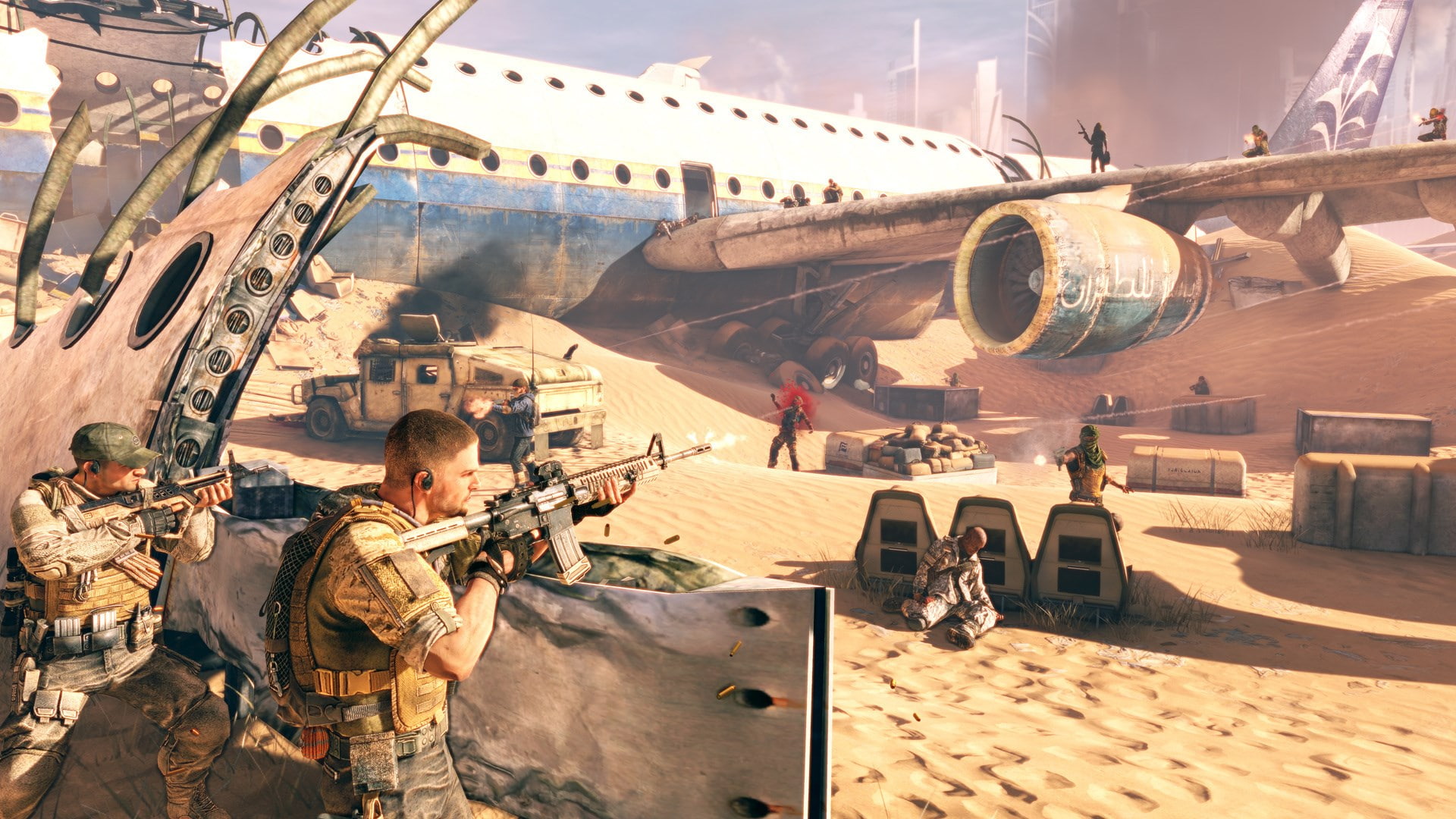 men, spec ops the line, leisure activity, outdoors, sky, architecture, travel destinations, transportation, adult, 1080P, nature, incidental people, fun, HD Wallpaper