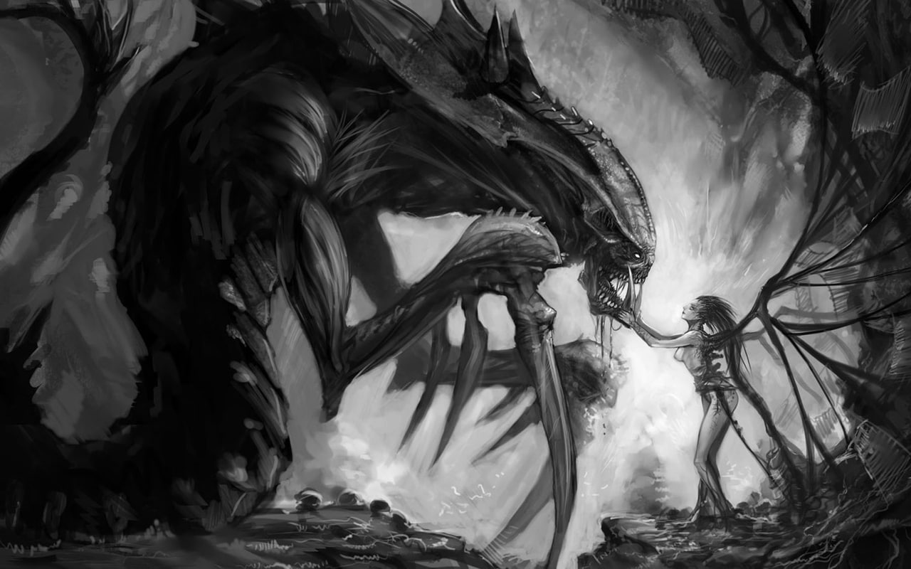 games, wallpape, artwork, x, starcraft, hd, art, kerrigan, video, Video Games, monochrome, 720P, hydralisk, zerg, demons, HD Wallpaper