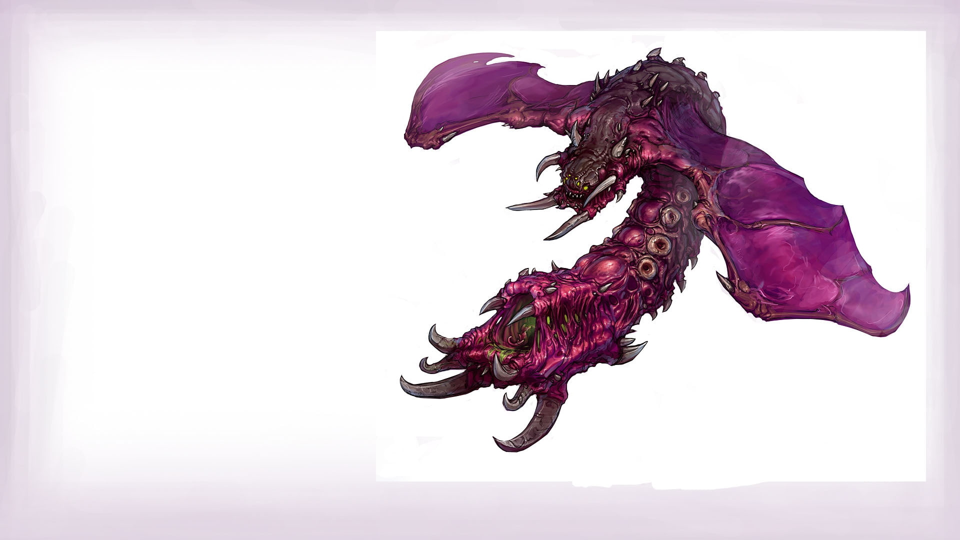 video, artwork, ii, zerg, hd, games, 1080P, starcraft, art, Video Games, x, mutalisk, HD Wallpaper
