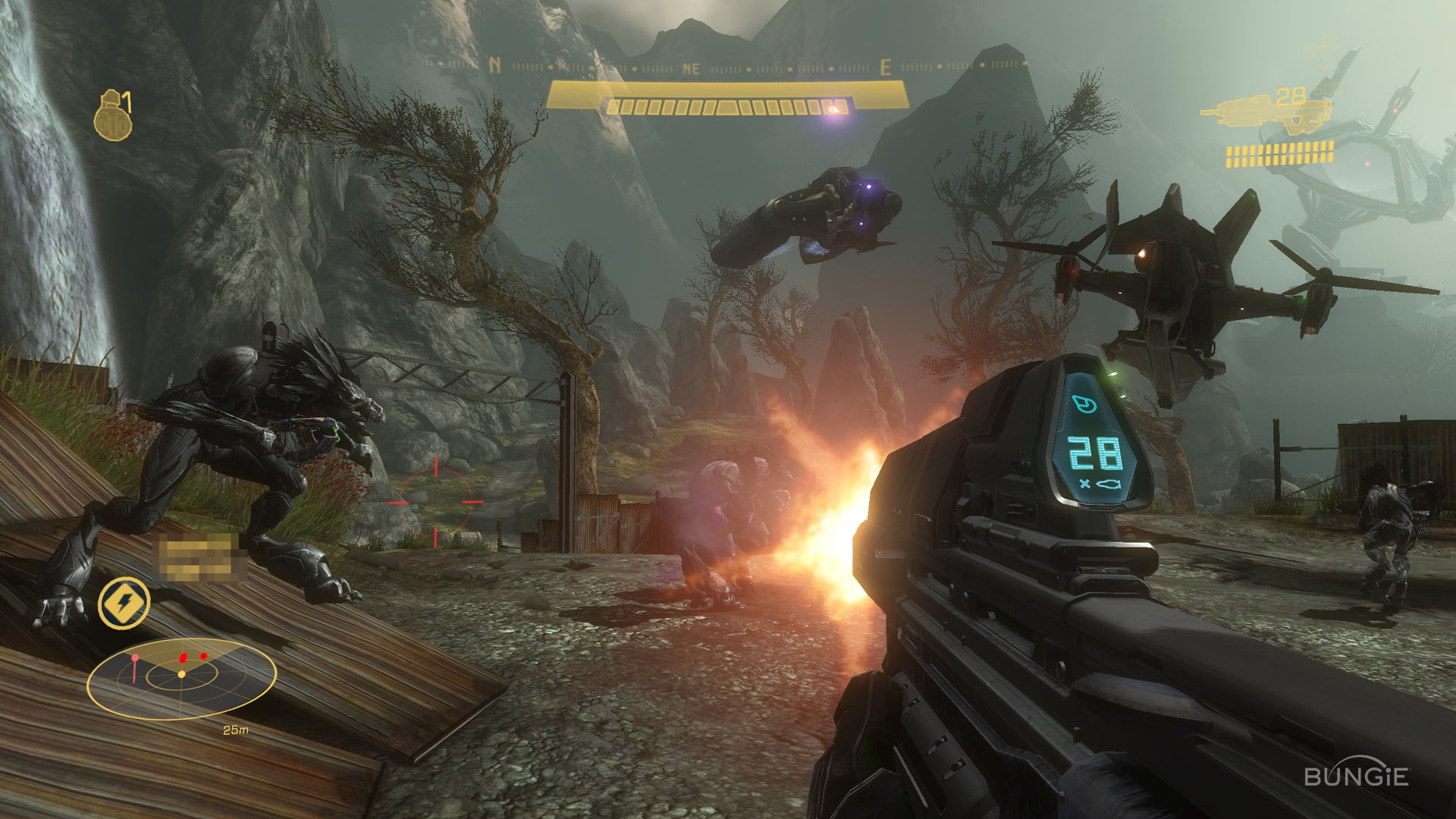 Screen Shot, game, video, 1080P, games, Halo Reach, hd, halo, Cool, reach, art, play, HD Wallpaper
