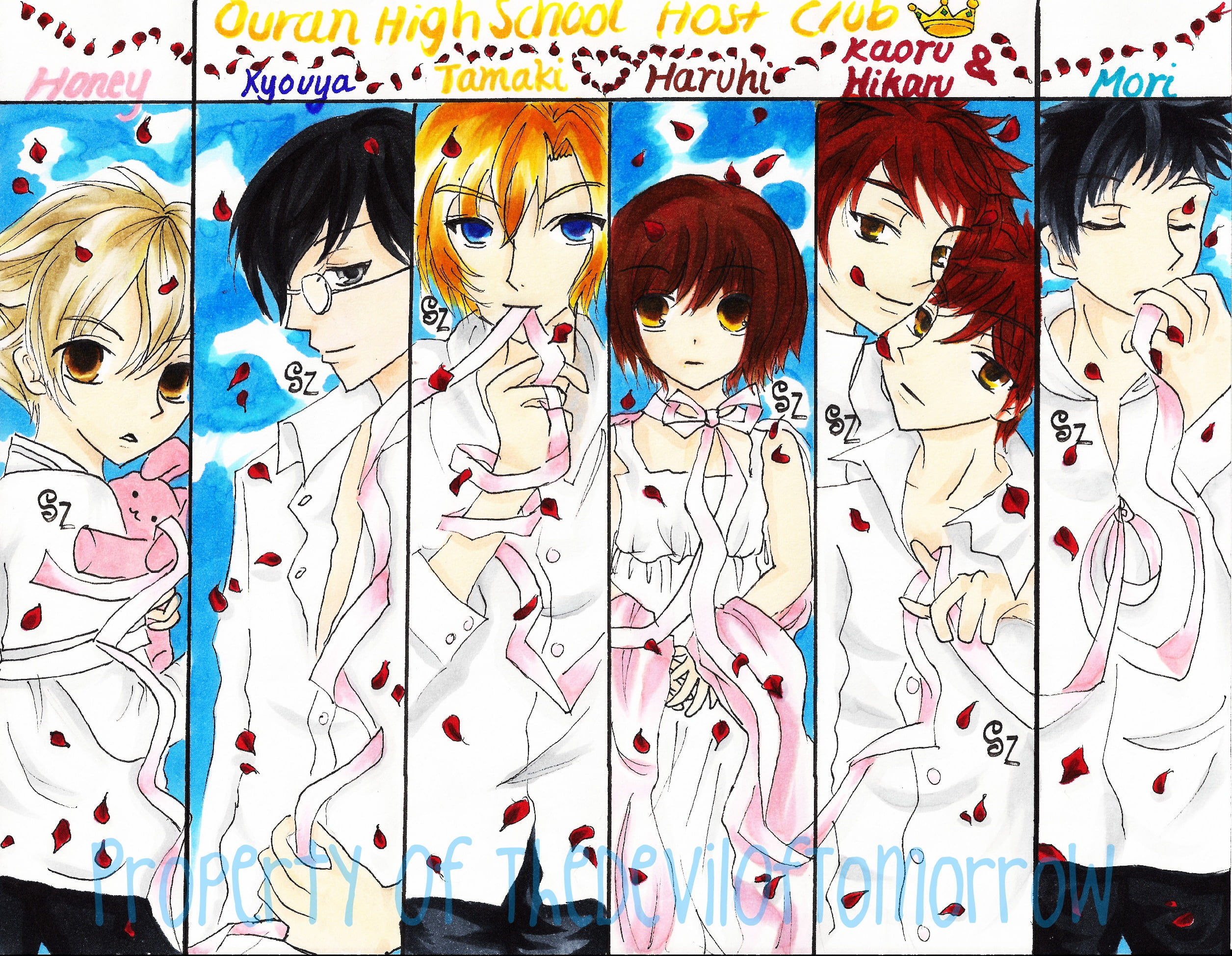 club, ouran, host, high, 1080P, school, HD Wallpaper