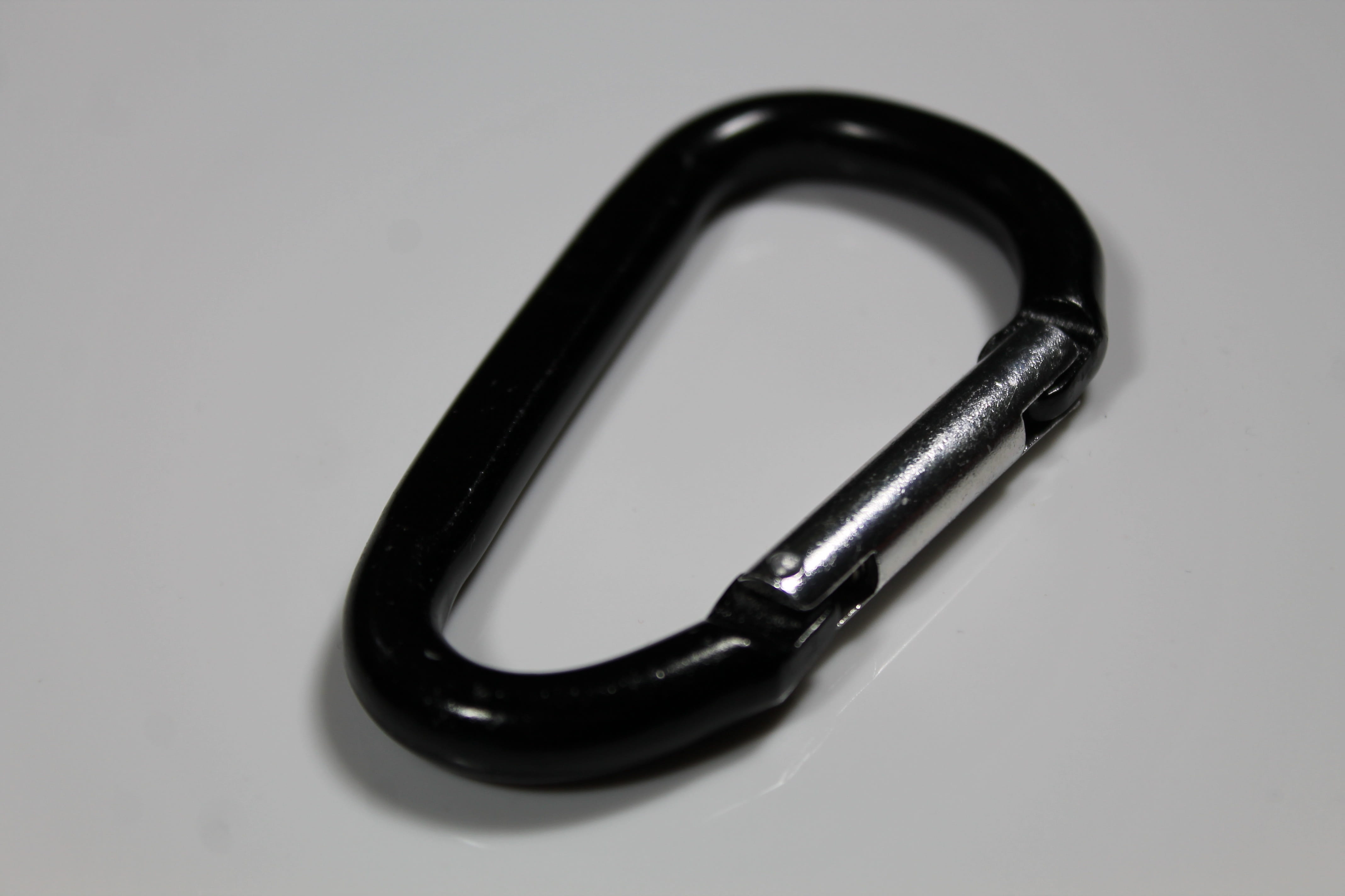 silver colored, connection, secure, climbing equipment, sport, office supply, Hiking, gray, paper clip, no people, white background, Rope, close-up, aluminium, HD Wallpaper