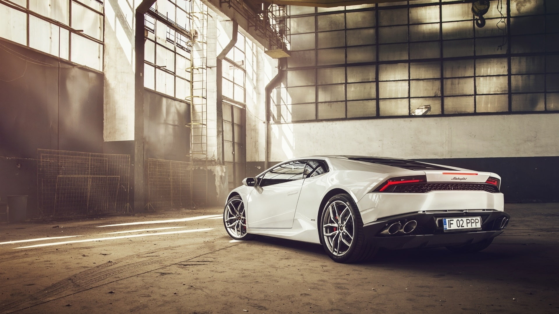 Rear, Supercar, 1080P, View, 2014, Lamborghini, lp, huracan, HD Wallpaper