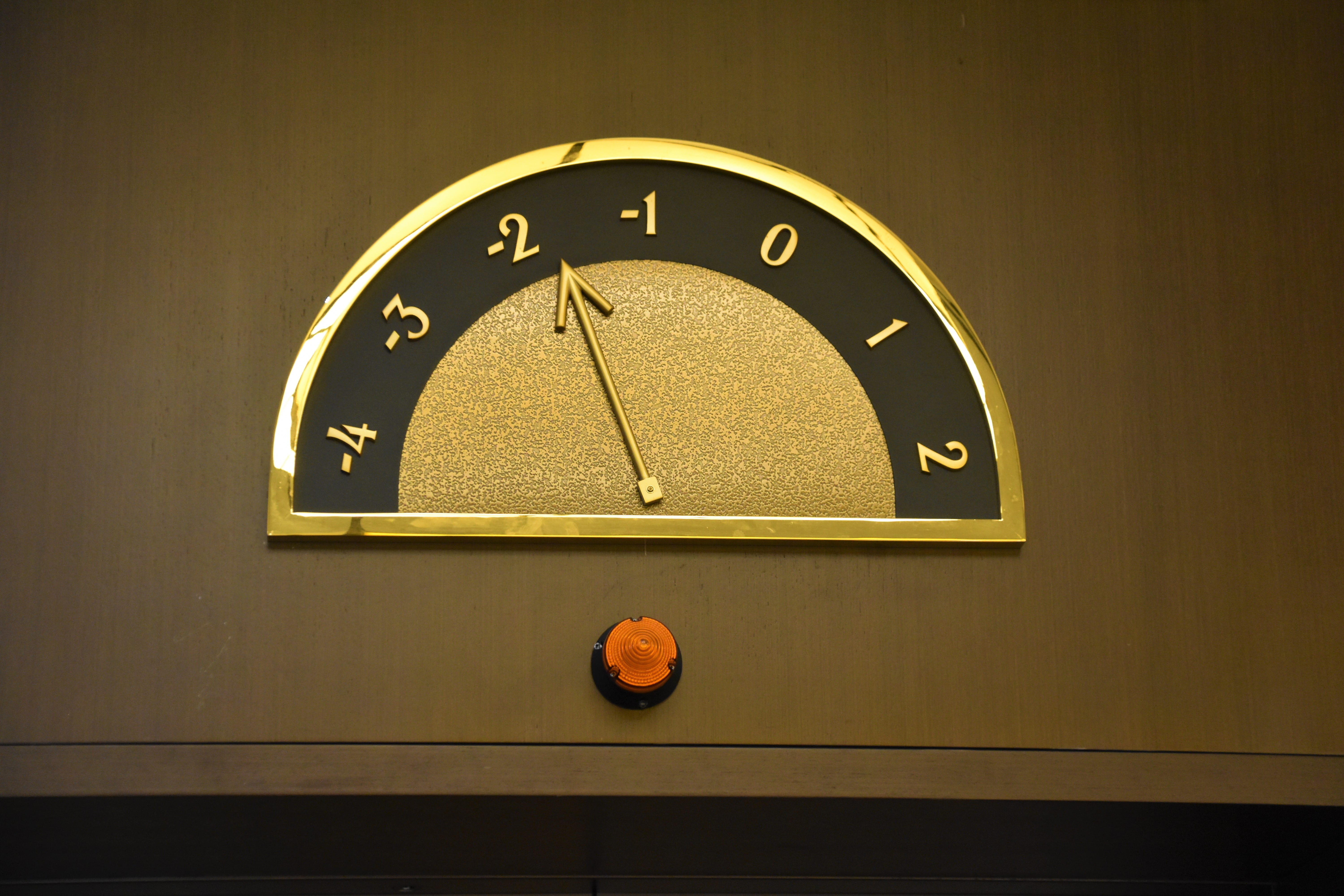 indoors, lift, no people, built structure, building, clock tower, shape, communication, wall clock, close-up, circle, hour hand, leipziger pl. 12, HD Wallpaper
