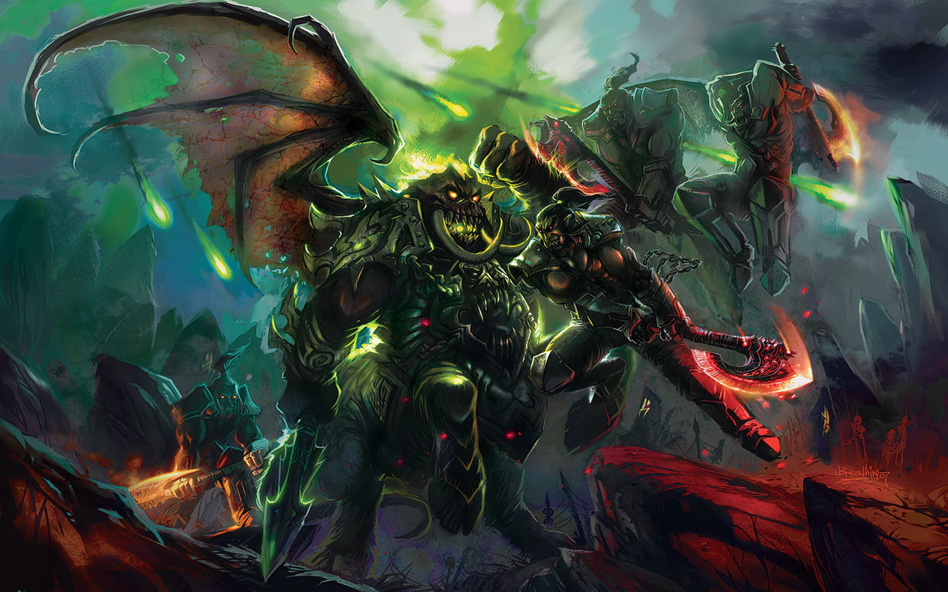 underlord, hd, arts, fan, pit, lord, dota, caracters, 1080P, HD Wallpaper