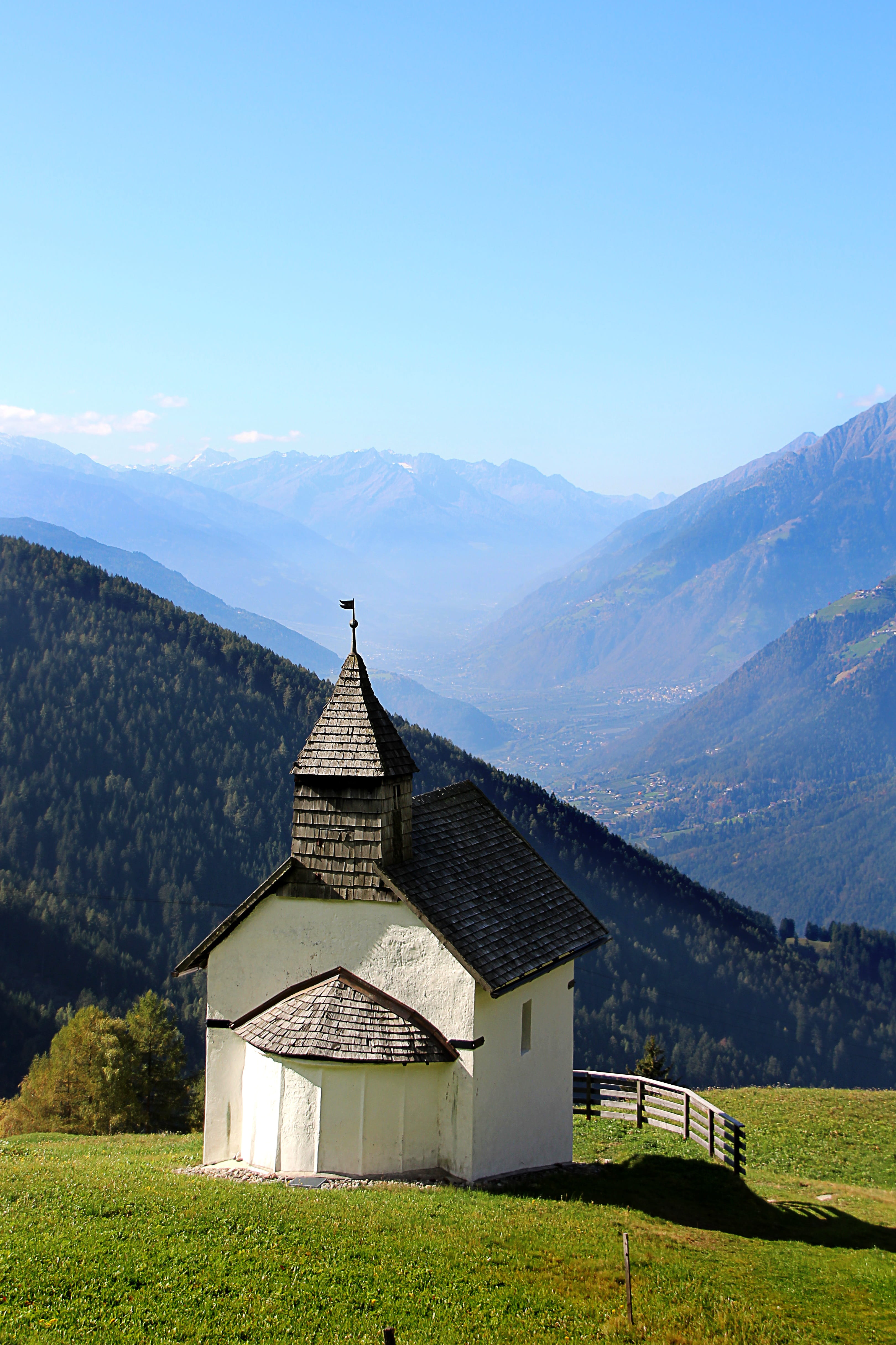 house of prayer, christian, belief, chapel, nature, land, landscape, day, religion, outdoors, building, scenics - nature, sky, panorama, mountain, no people, Phone HD Wallpaper