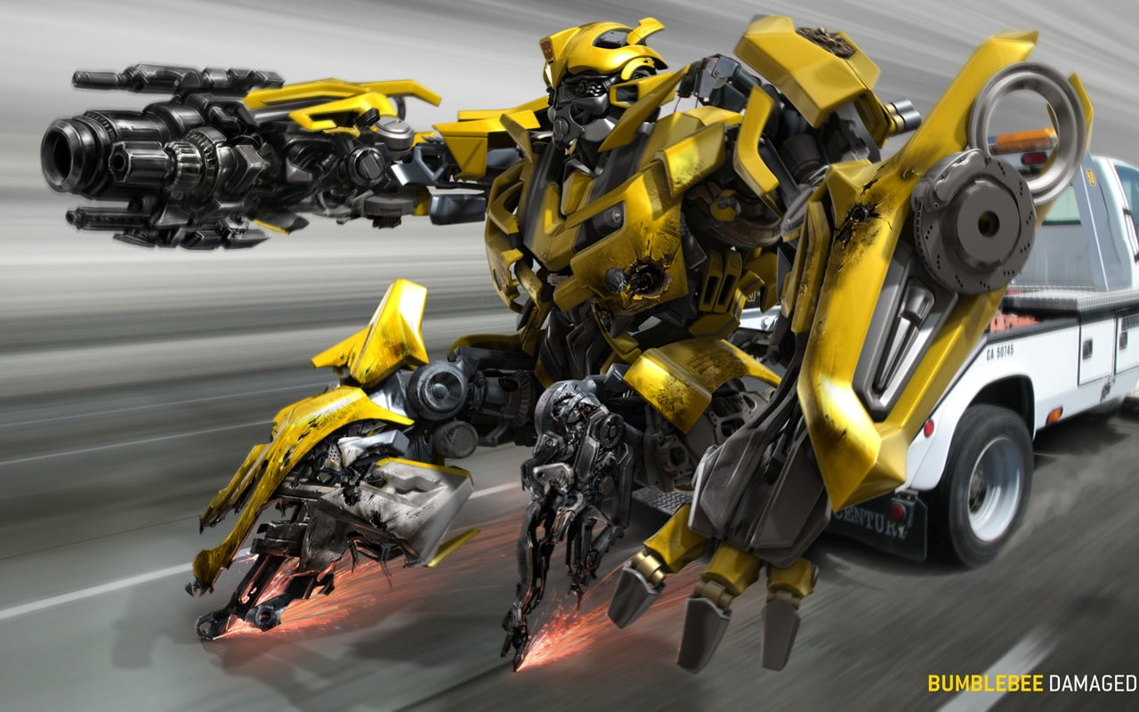 hd, comics, bumblebee, 720P, photo, transformers, HD Wallpaper