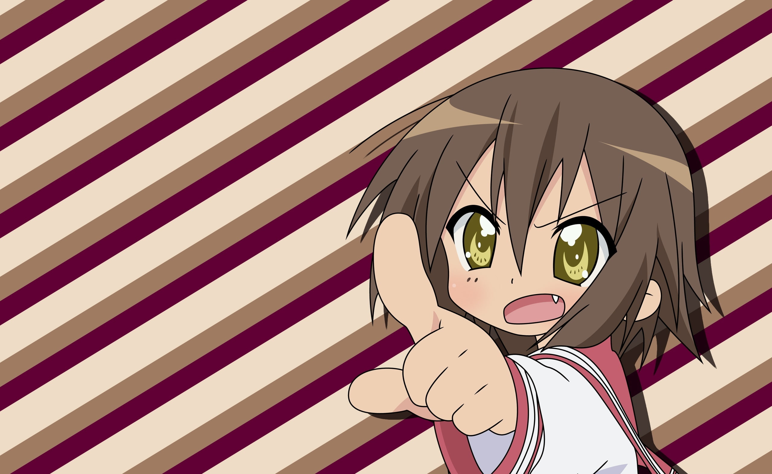 indoors, striped, lifestyles, smiling, creativity, eyeglasses, Girl, Anime, glasses, Artistic, real people, pattern, art and craft, black, leisure activity, HD Wallpaper