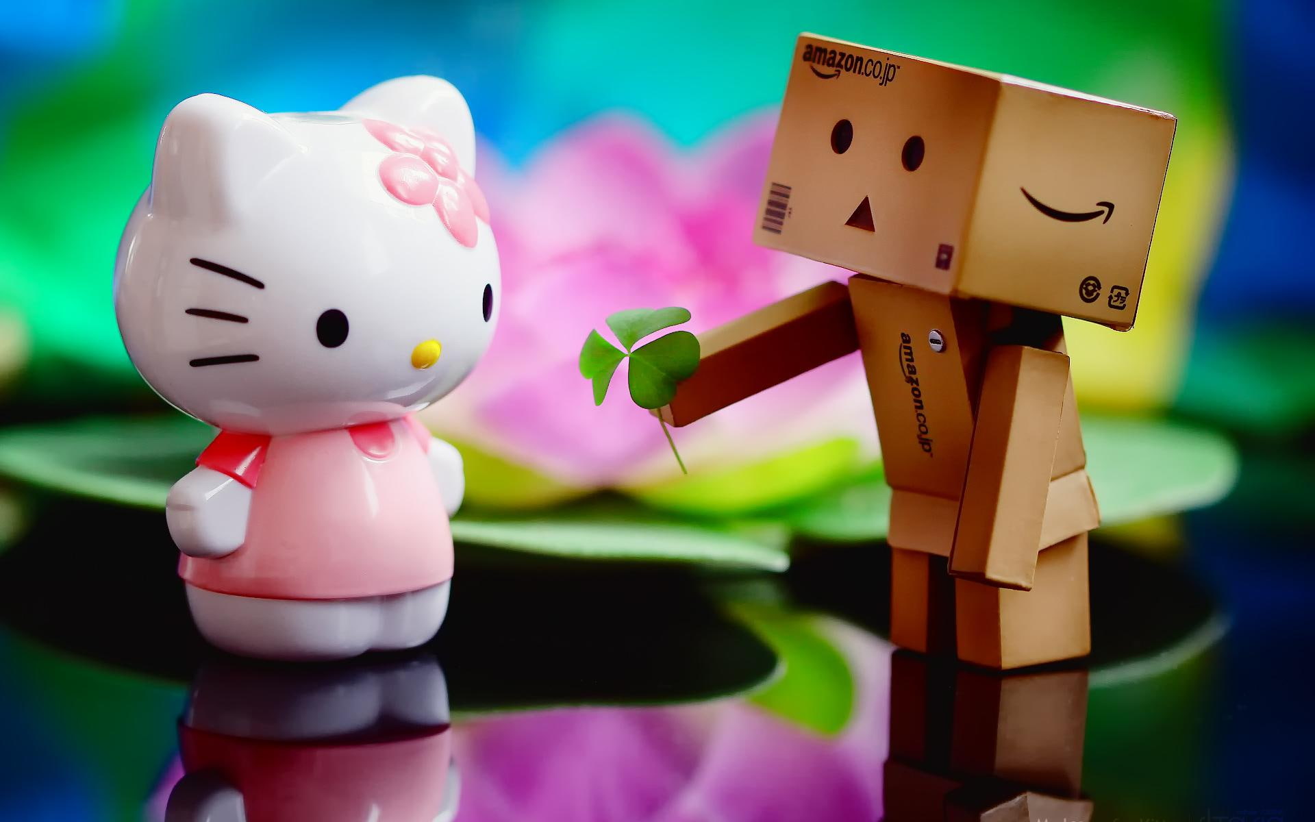 vinyl, kitty, figure, love, 1080P, hello, HD Wallpaper
