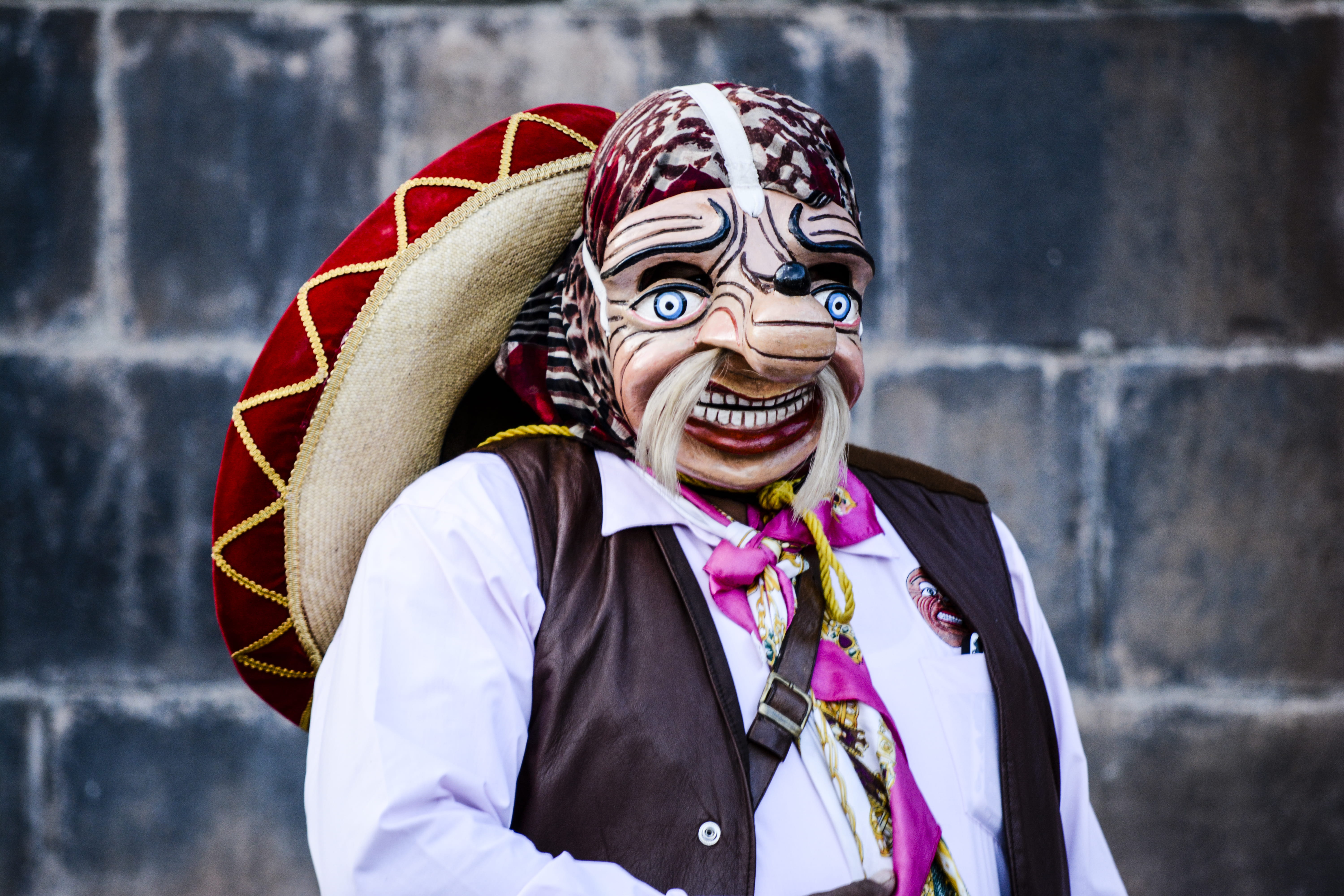traditional, musician, costume, emotion, teeth, performer, tie, crowd, human, musical instrument, mask, festival, one person, wearing, apparel, humor, sombrero, HD Wallpaper