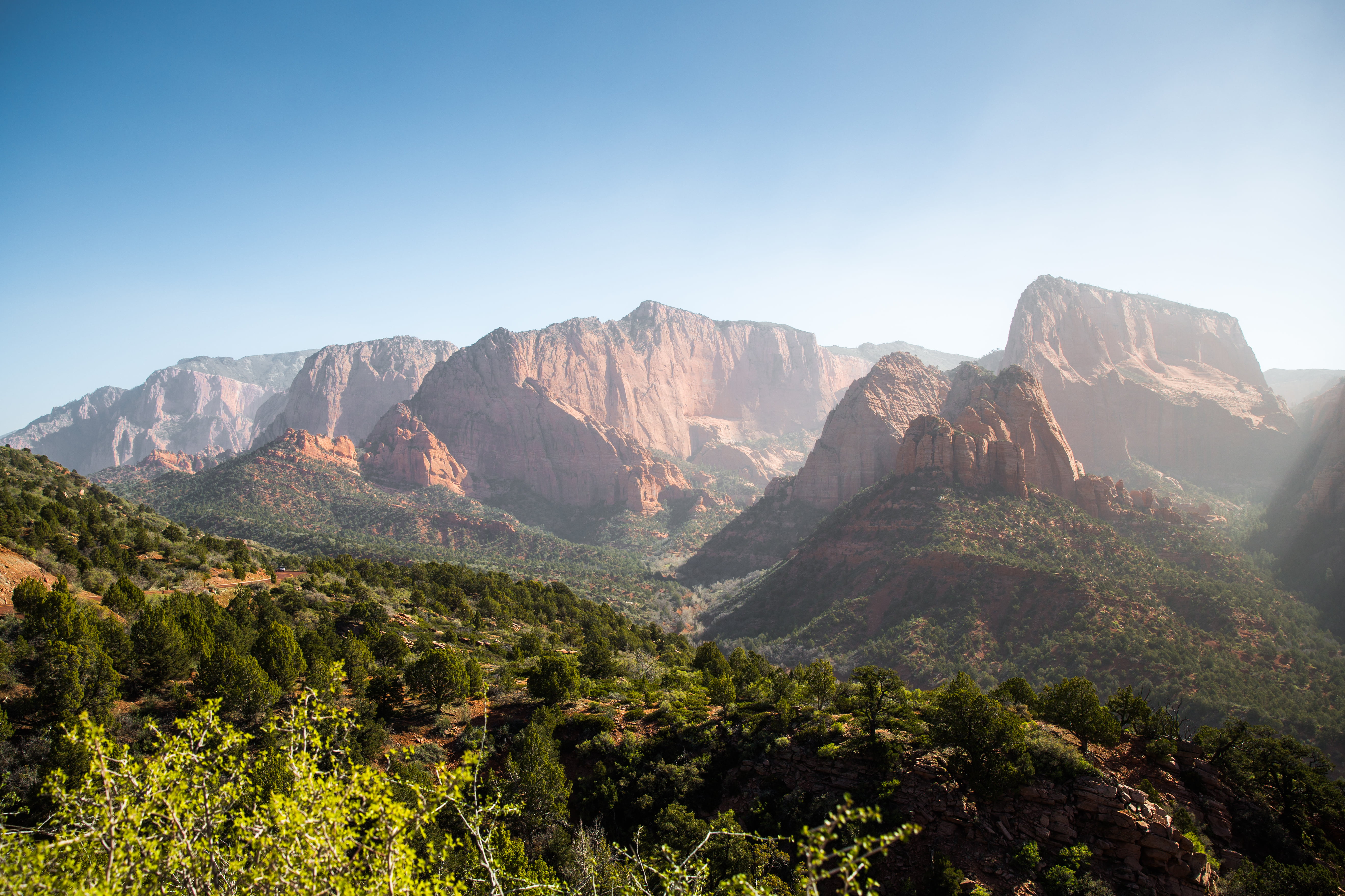 mountain, rock - Object, outdoors, cliff, 5K, famous Place, canyon, sky, uSA, scenics, mountains, nature, landscape, travel, national Landmark, valley, HD Wallpaper
