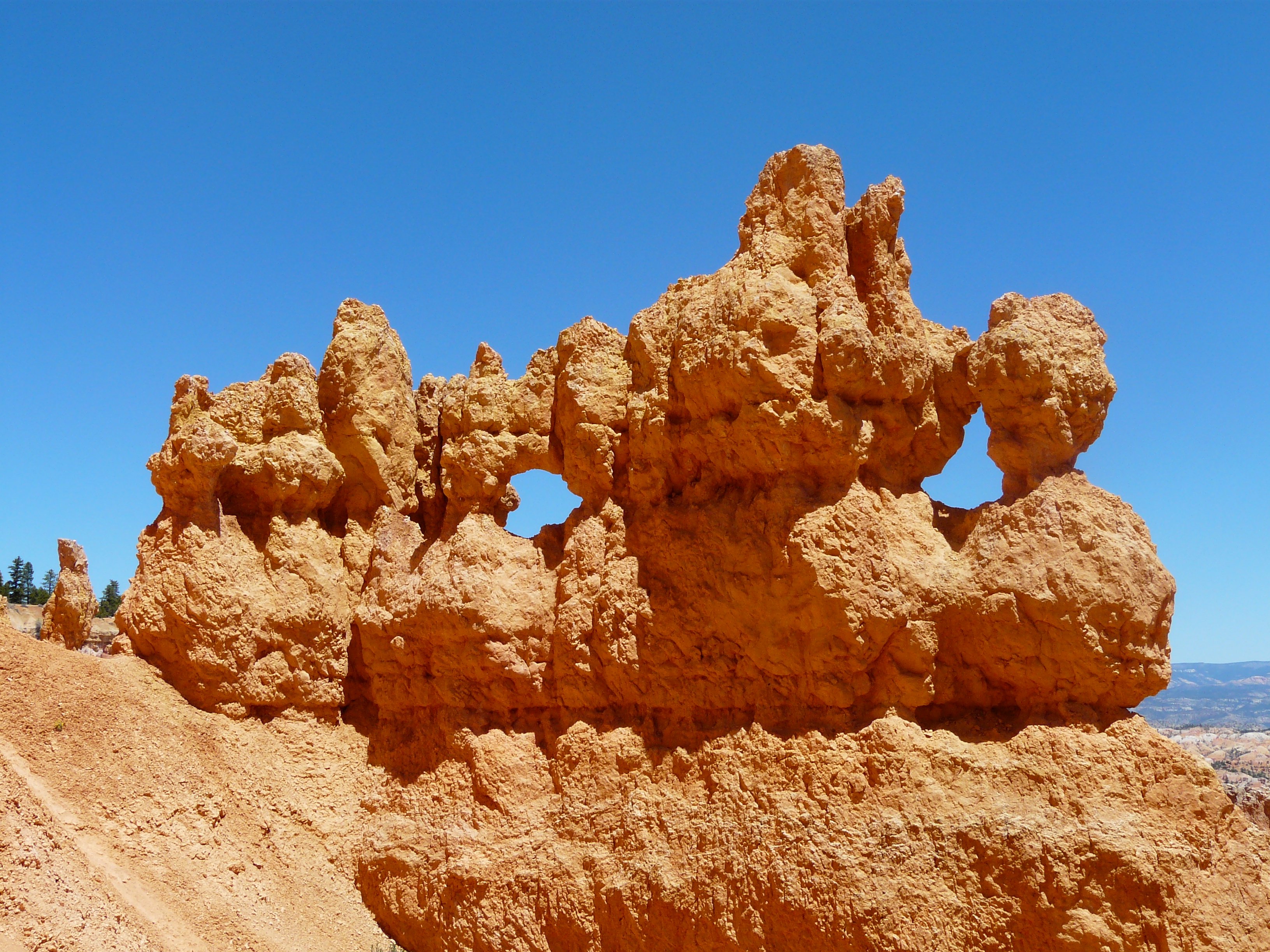non-urban scene, climate, sunlight, clear sky, blue, sand stone, utah, nature, arid climate, physical geography, land, paunsaugunt, national park, united states, HD Wallpaper