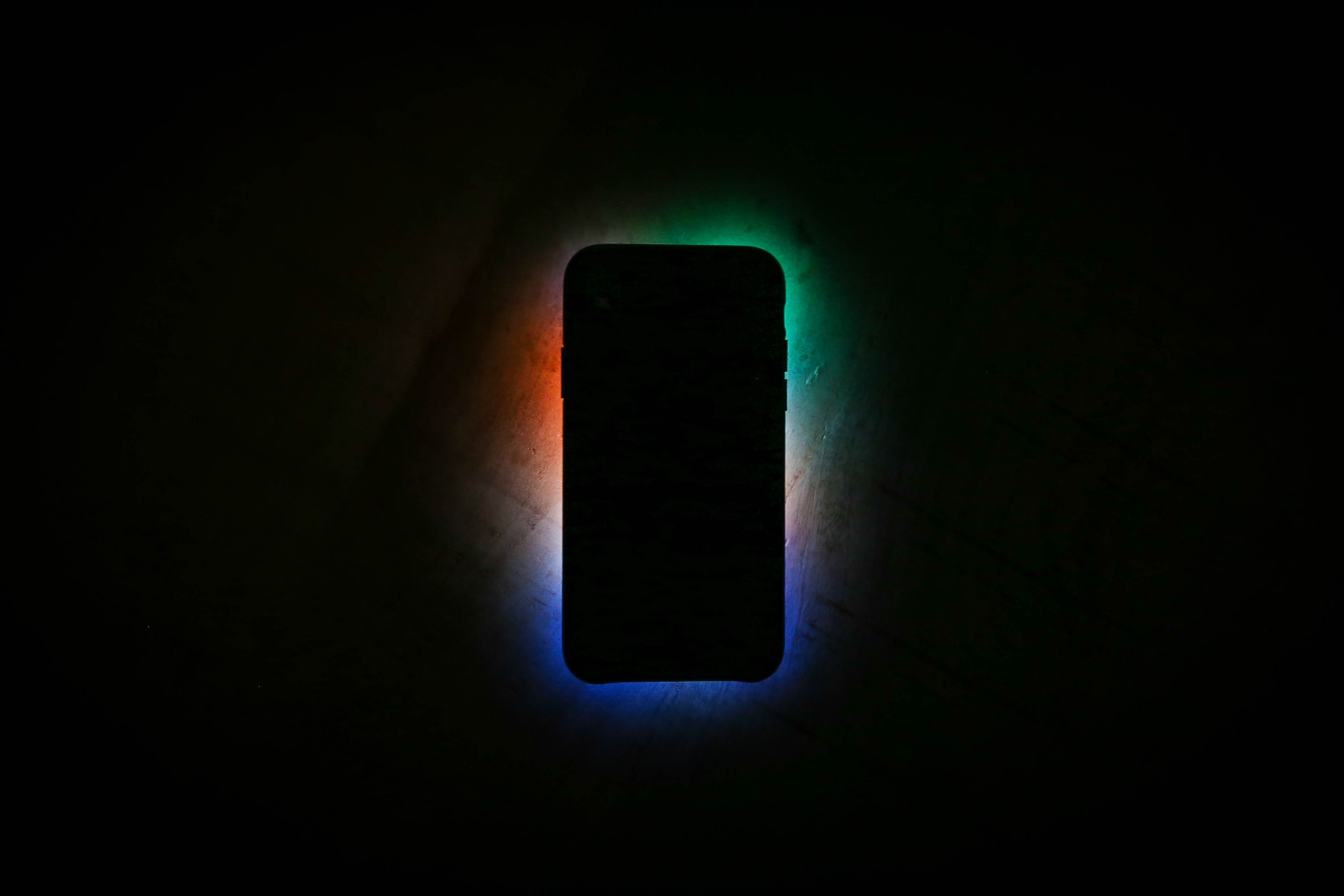 phone, mobile phone, technology, closeup, mystery, close-up, photo, black, dark, silhouette, copy space, darkroom, communication, sign, black background, HD Wallpaper