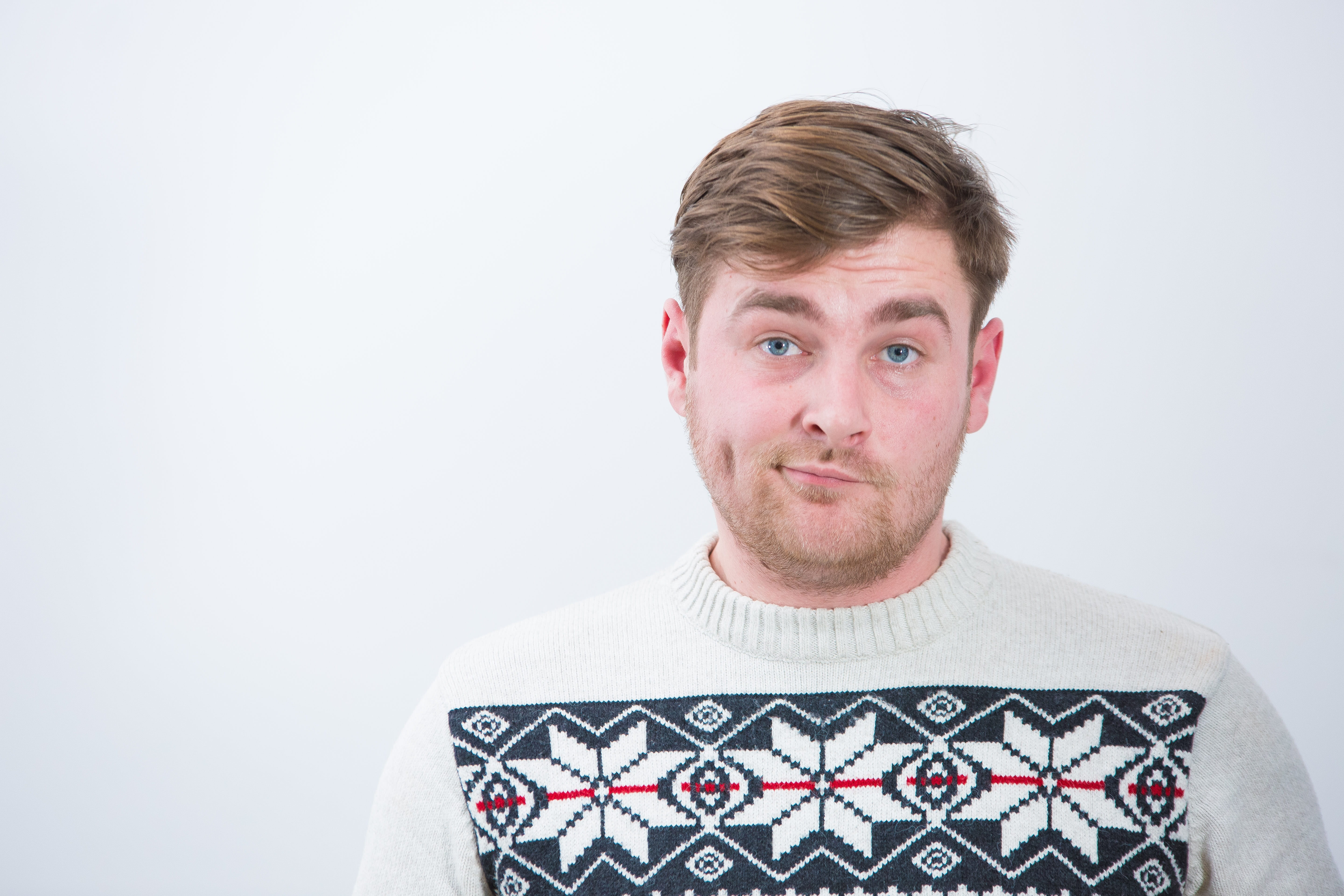 adults only, serious, front view, young adult, one man only, eye, boy, headshot, Portrait, casual clothing, looking at camera, canon, Man, studio shot, HD Wallpaper