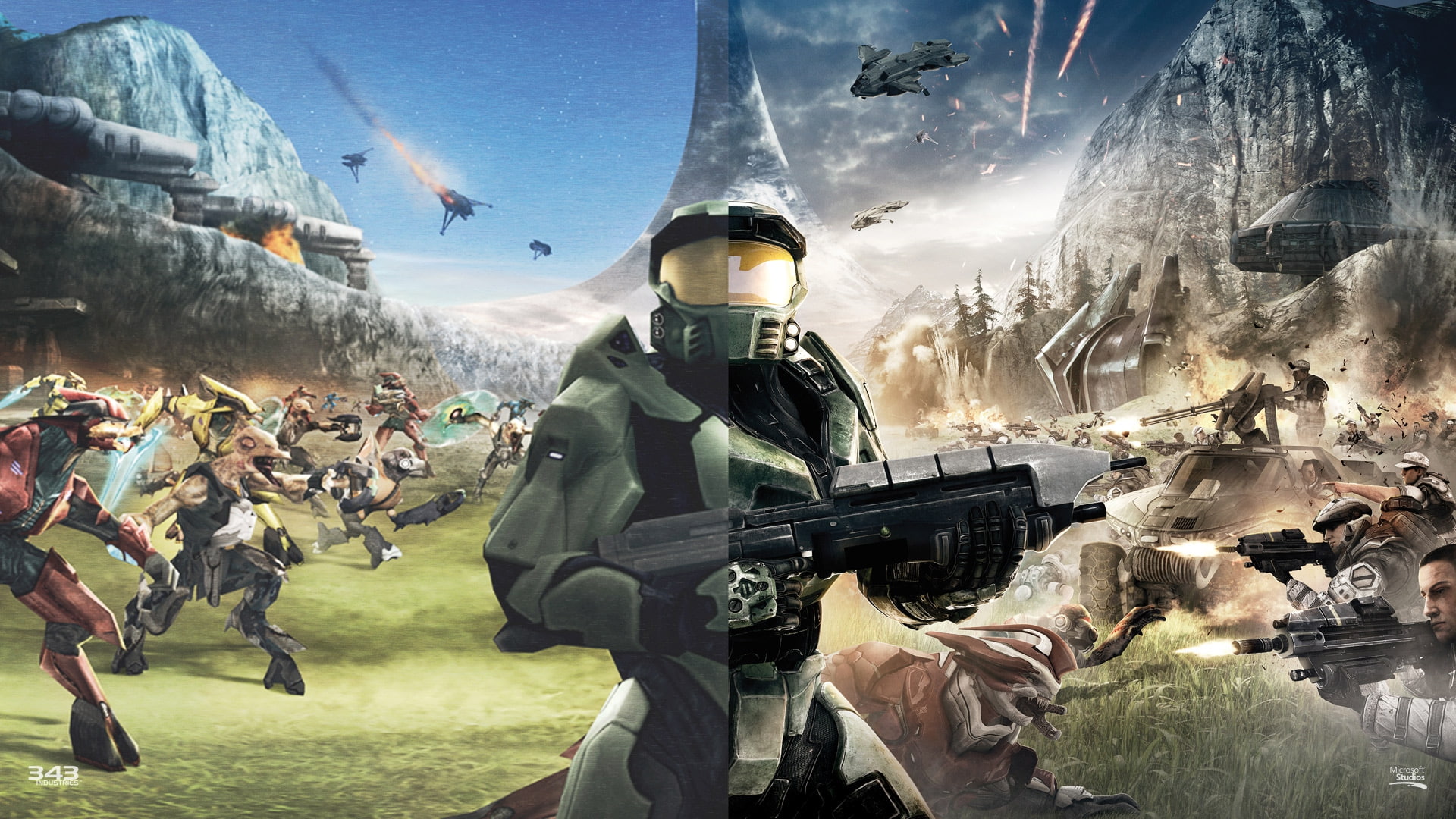 ancient-history, video, games, advertising, evolved, animation, 1080P, halo, animals, combat, anniversary, alternative-news, art, hd, alcohol, HD Wallpaper
