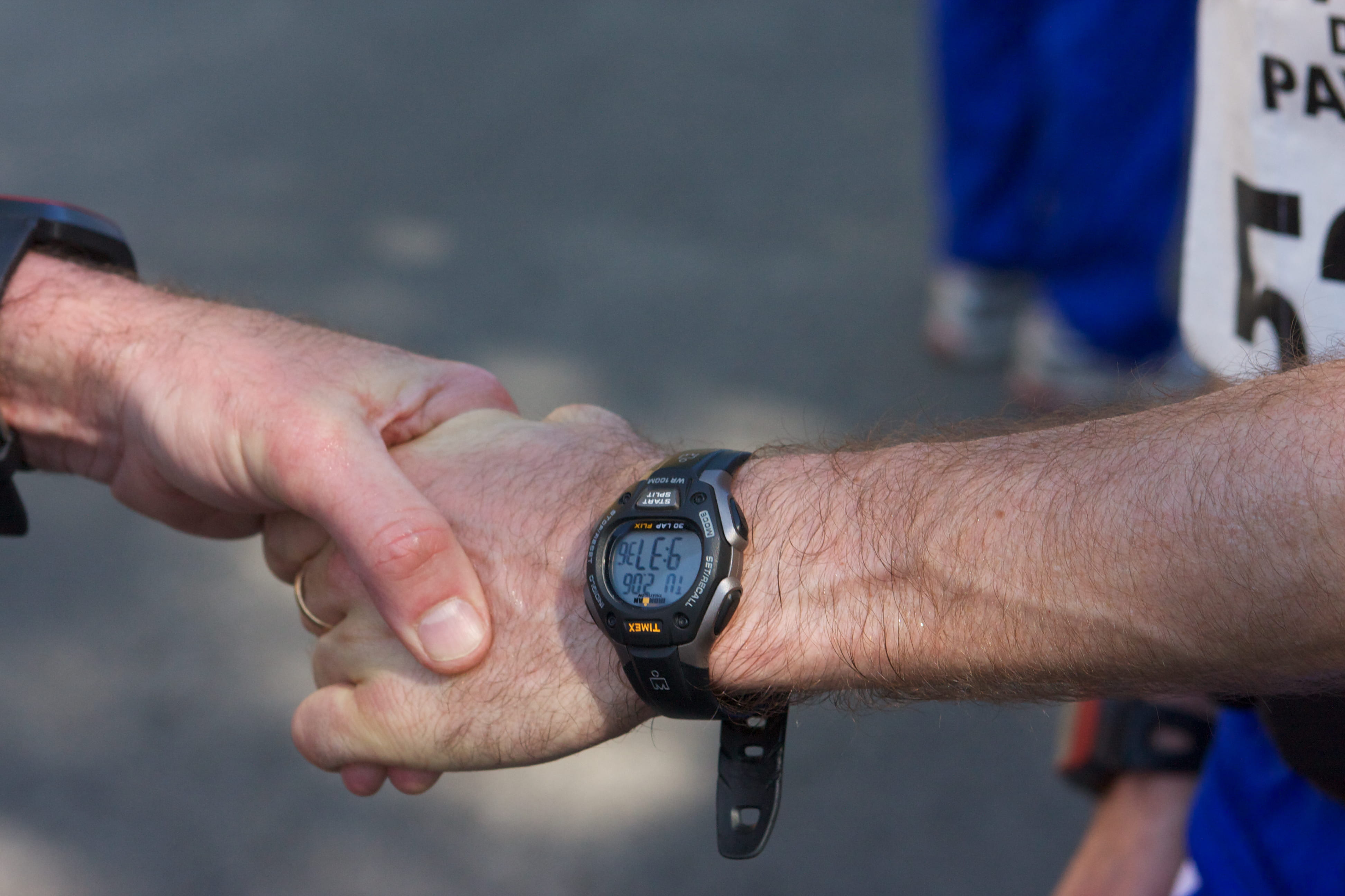 lifestyles, two, s, human hand, watch, hands, real people, men, human limb, outdoors, outdoor, stopwatch, wrist, person, holding, hand, focus on foreground, HD Wallpaper