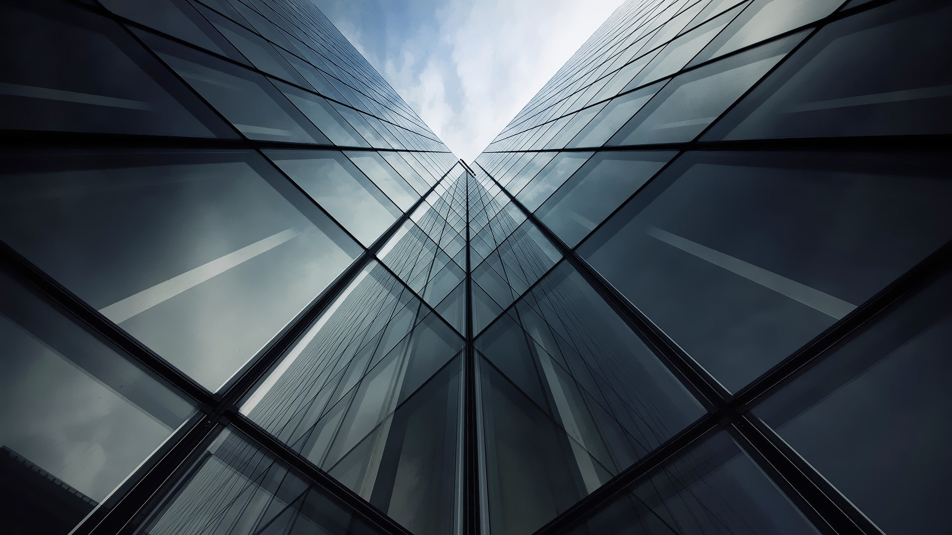 abstract, pattern, building, modern, facade, directly below, office building exterior, 1080P, building exterior, built structure, city, steel, window, HD Wallpaper