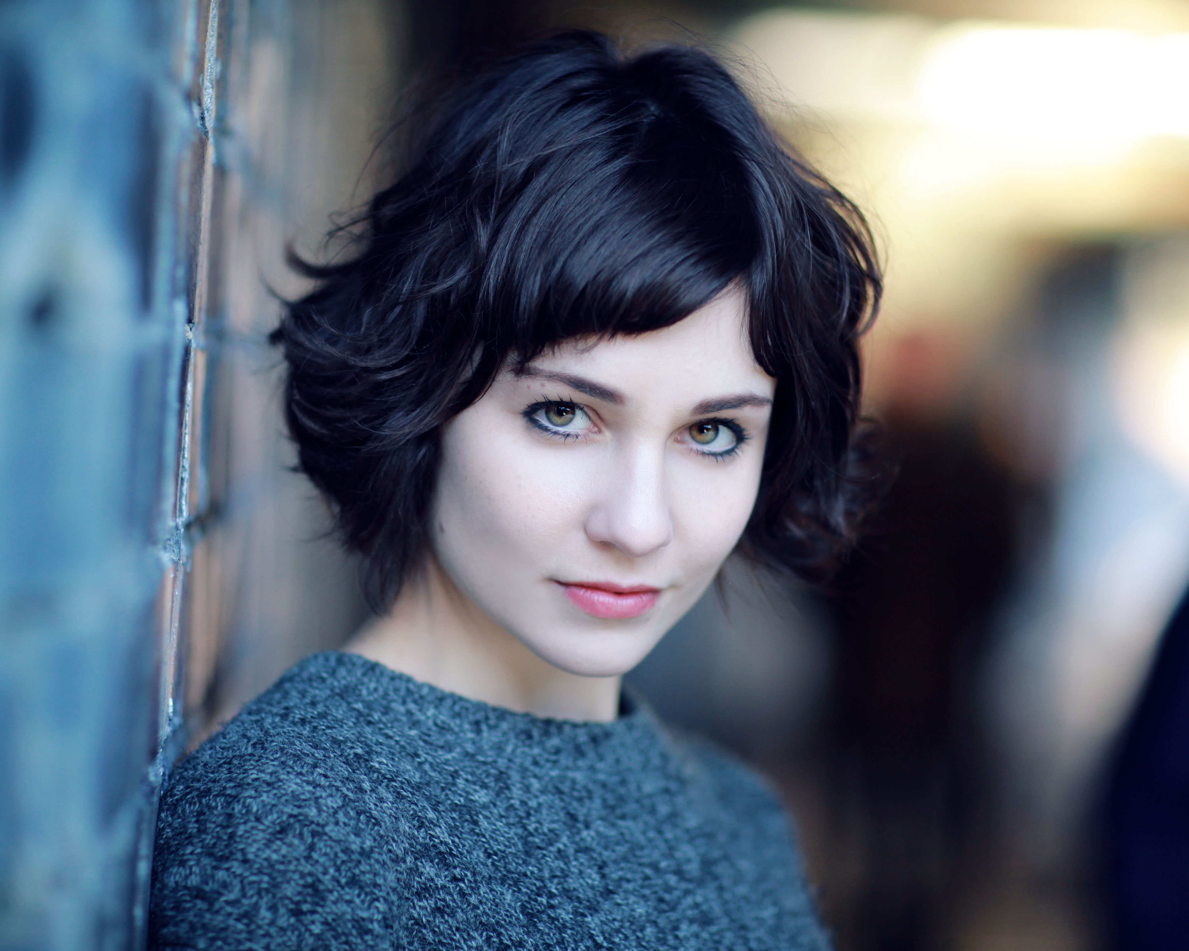 Tuppence Middleton, 4K, sweater, HD Wallpaper