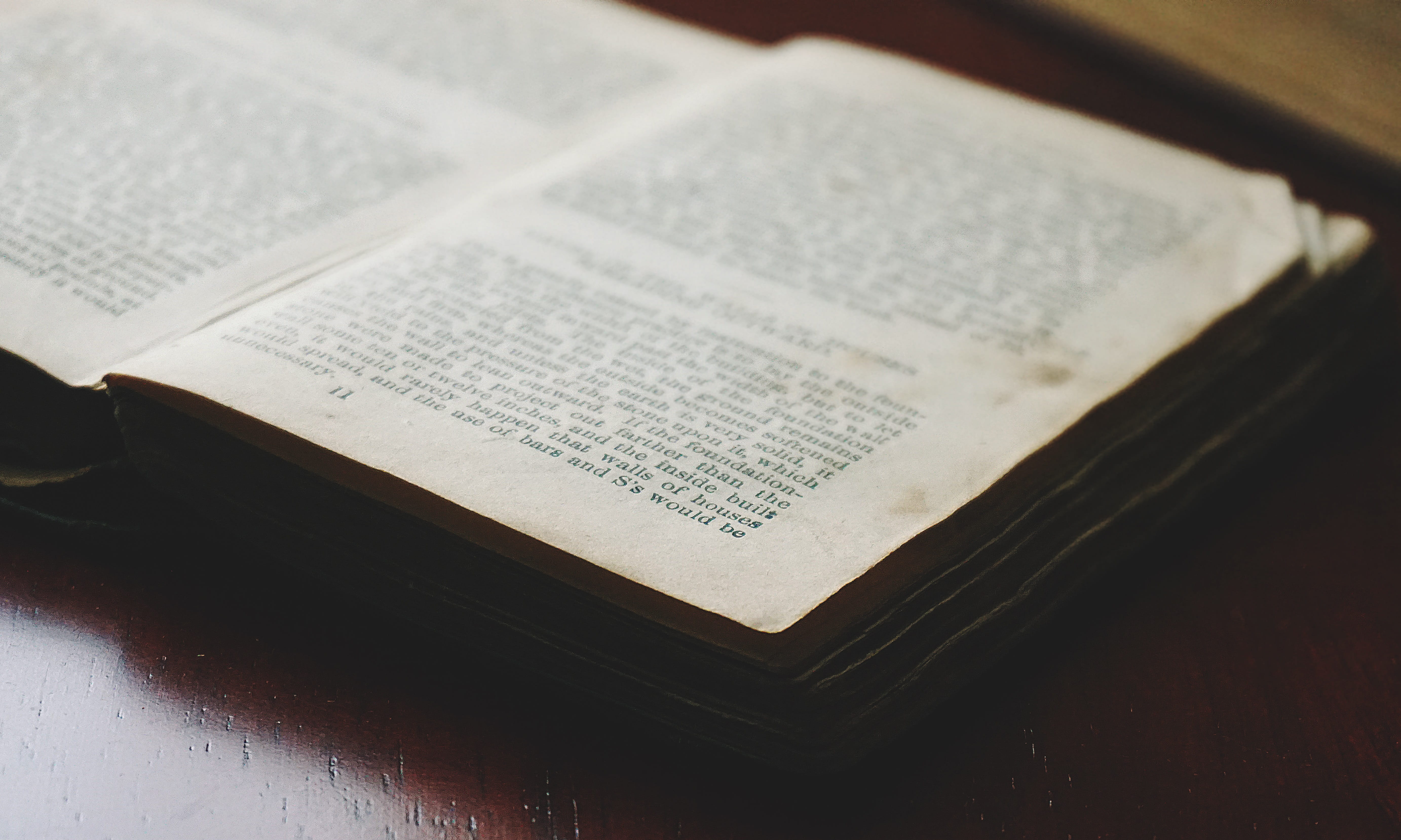 indoors, book, text, focus, communication, pages, close, message, opened, blur, book pages, belief, document, focus on foreground, depth of field, still life, HD Wallpaper