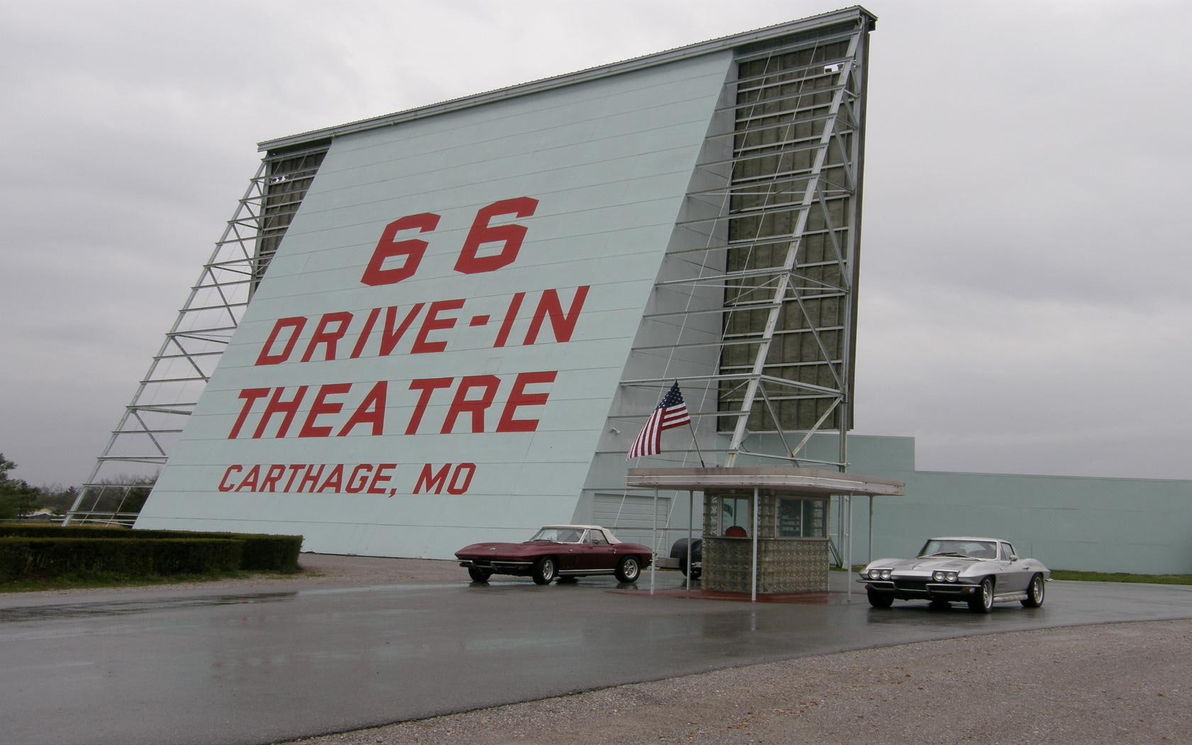 rt, corvettes, theatre, buildings, chevy, classic, architecture, drive-in, 720P, drive, cars, HD Wallpaper