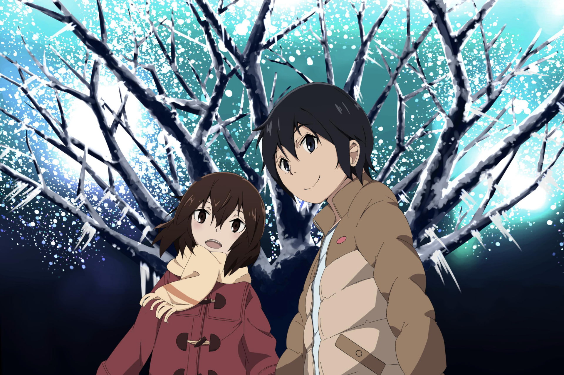 Anime, Kayo Hinazuki, Satoru Fujinuma, ERASED, 1080P, HD Wallpaper