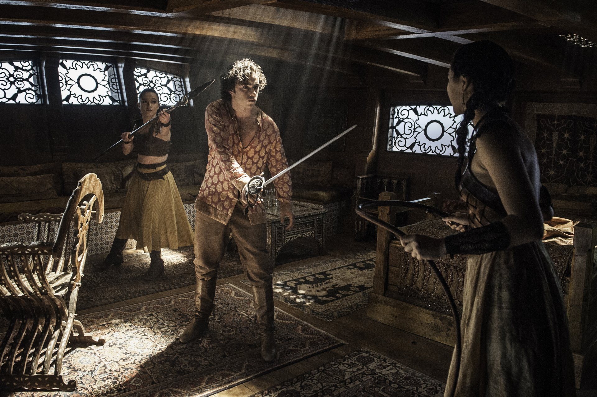 1080P, Keisha Castle-Hughes, Toby Sebastian, TV Show, Obara Sand, Nymeria Sand, Trystane Martell, Game Of Thrones, Jessica Henwick, HD Wallpaper