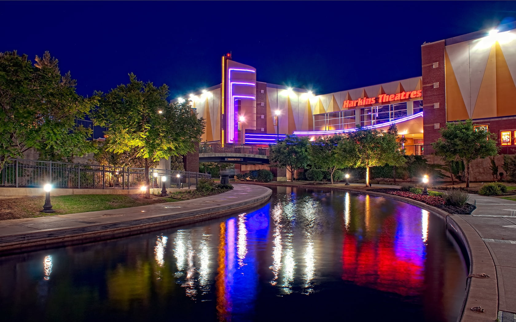 cityscape, city Life, urban Skyline, san antonio, office building exterior, sky, nightlife, river, nature, tree, water, dusk, architecture, waterfront, HD Wallpaper