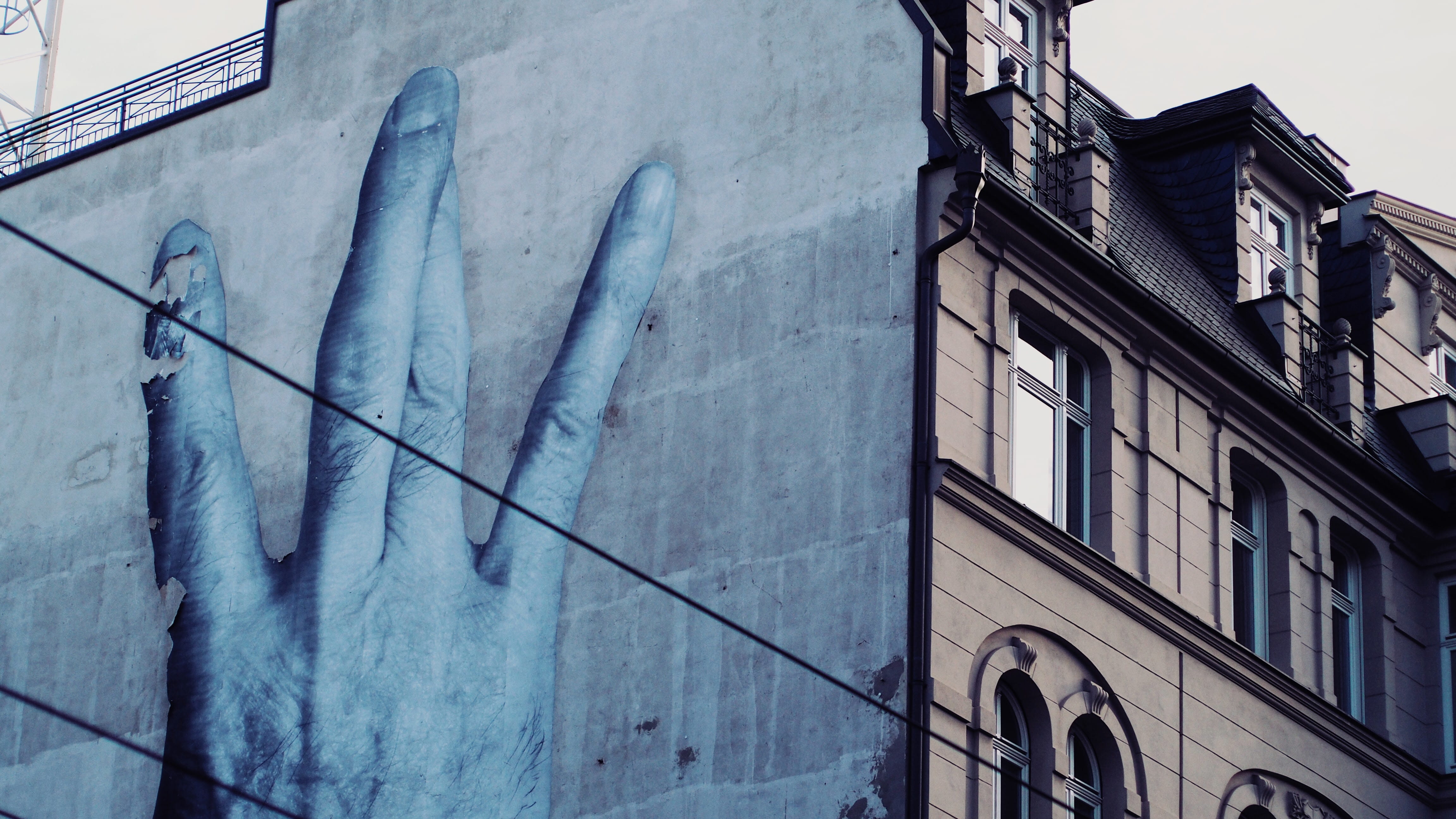 art, wall, old, streetart, outdoors, arch, nature, house, painted, windows, street art, wall - building feature, residential district, building, window, HD Wallpaper
