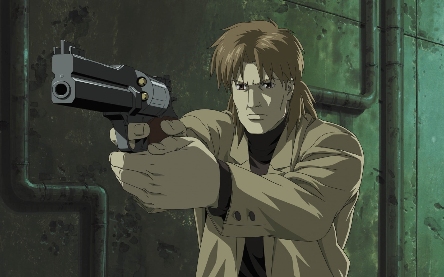 lifestyles, crime, 720P, anime, hairstyle, gangster, police Force, standing, looking, war, man, illustration, gun, holding, females, murderer, danger, HD Wallpaper