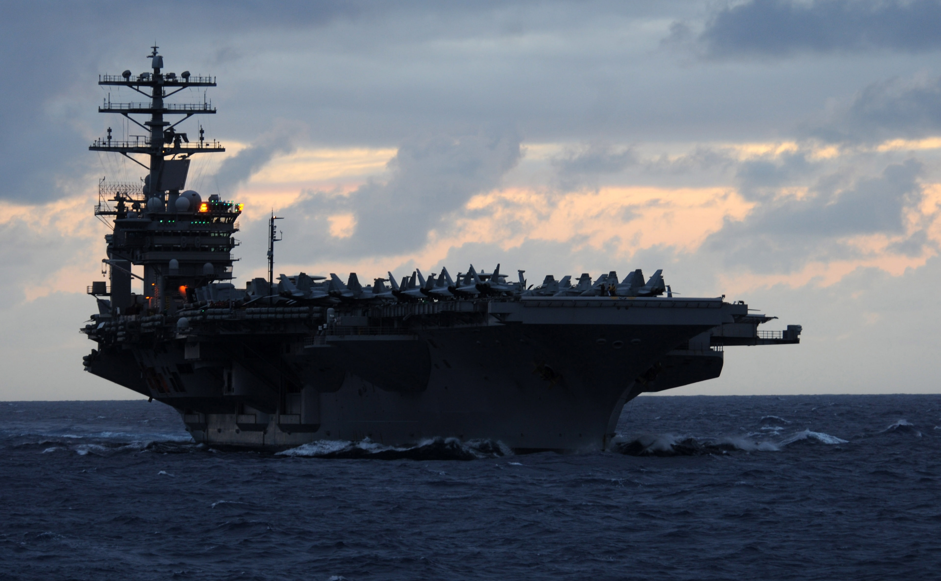 sky, aircraft, navy, travel, ussnimitz, waterfront, outdoors, horizon over water, us, transportation, green, great, Army, nature, rimpac, water, nautical vessel, HD Wallpaper