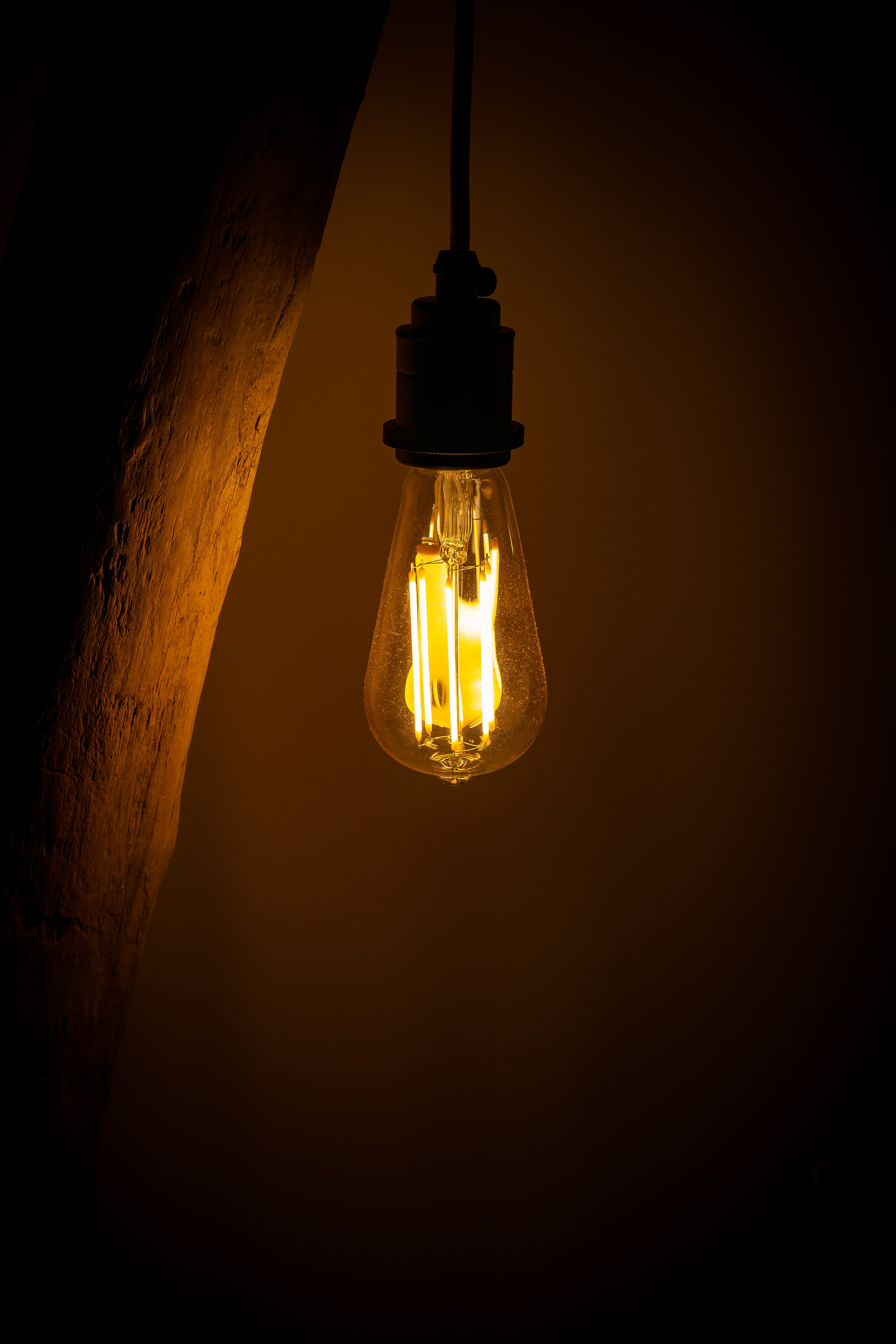 indoors, black background, light, fuel and power generation, power supply, lighting equipment, lighted, incandescent, light - natural phenomenon, low angle view, Phone HD Wallpaper