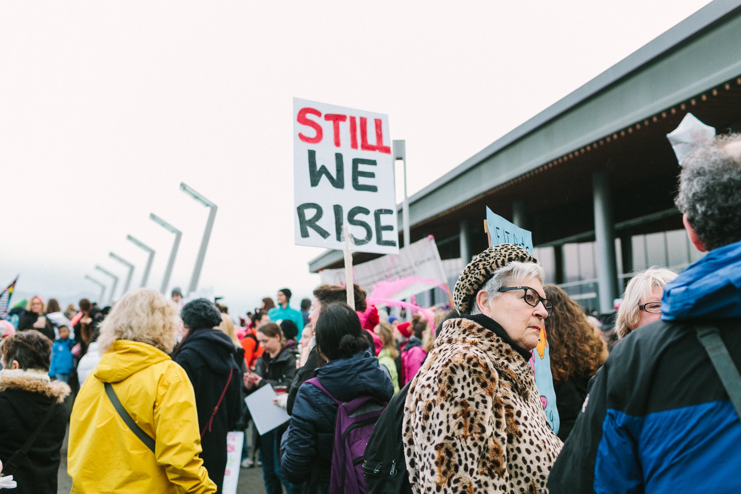 communication, holding, protest, group of people, banner, adult, real people, rise, sign, architecture, men, street, woman, adults only, crowd, women, winter, HD Wallpaper
