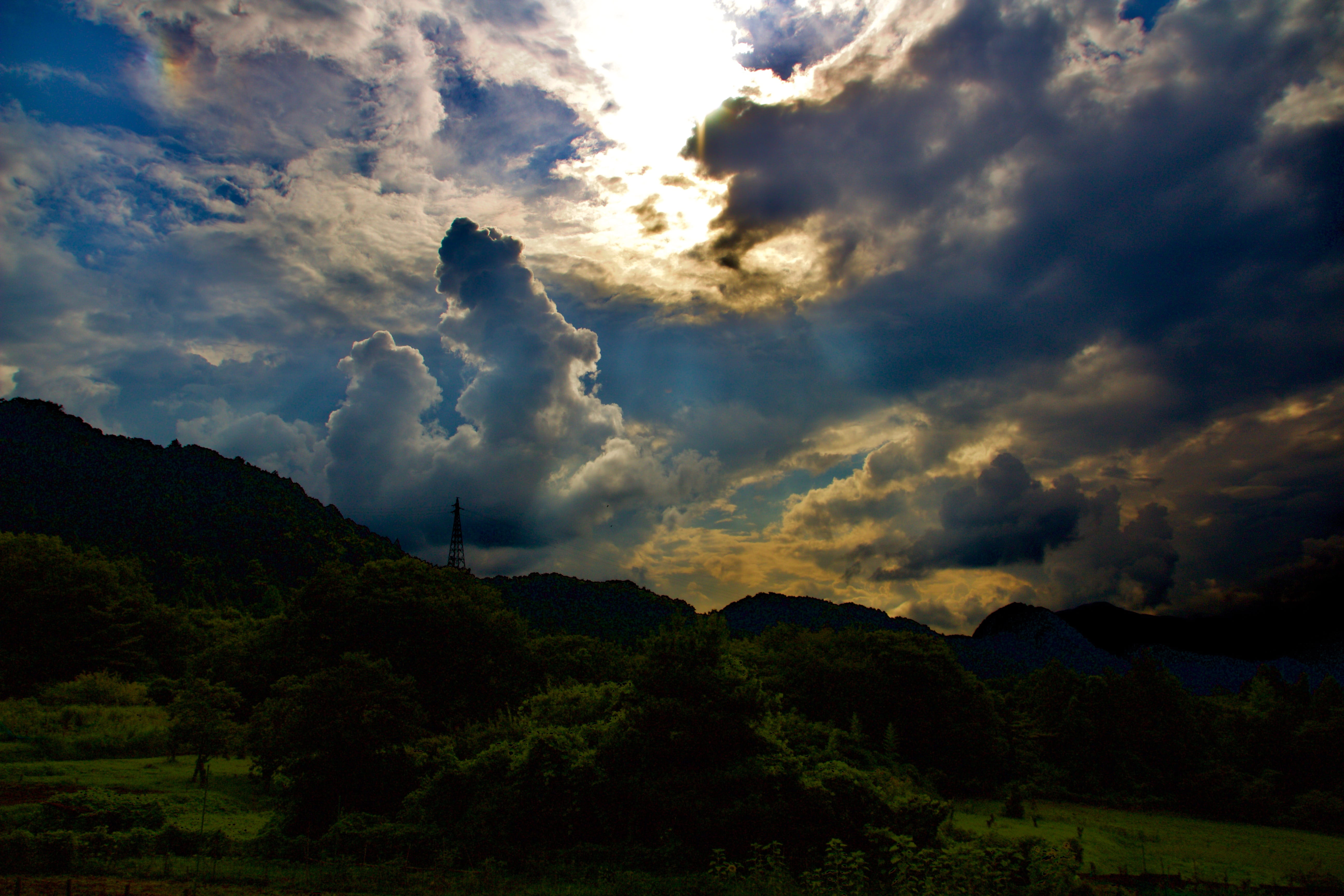 japan, overcast, mountain, landscape, non-urban scene, idyllic, beauty in nature, sagamihara, cloud, no people, 5K, tranquil scene, scenics - nature, environment, HD Wallpaper