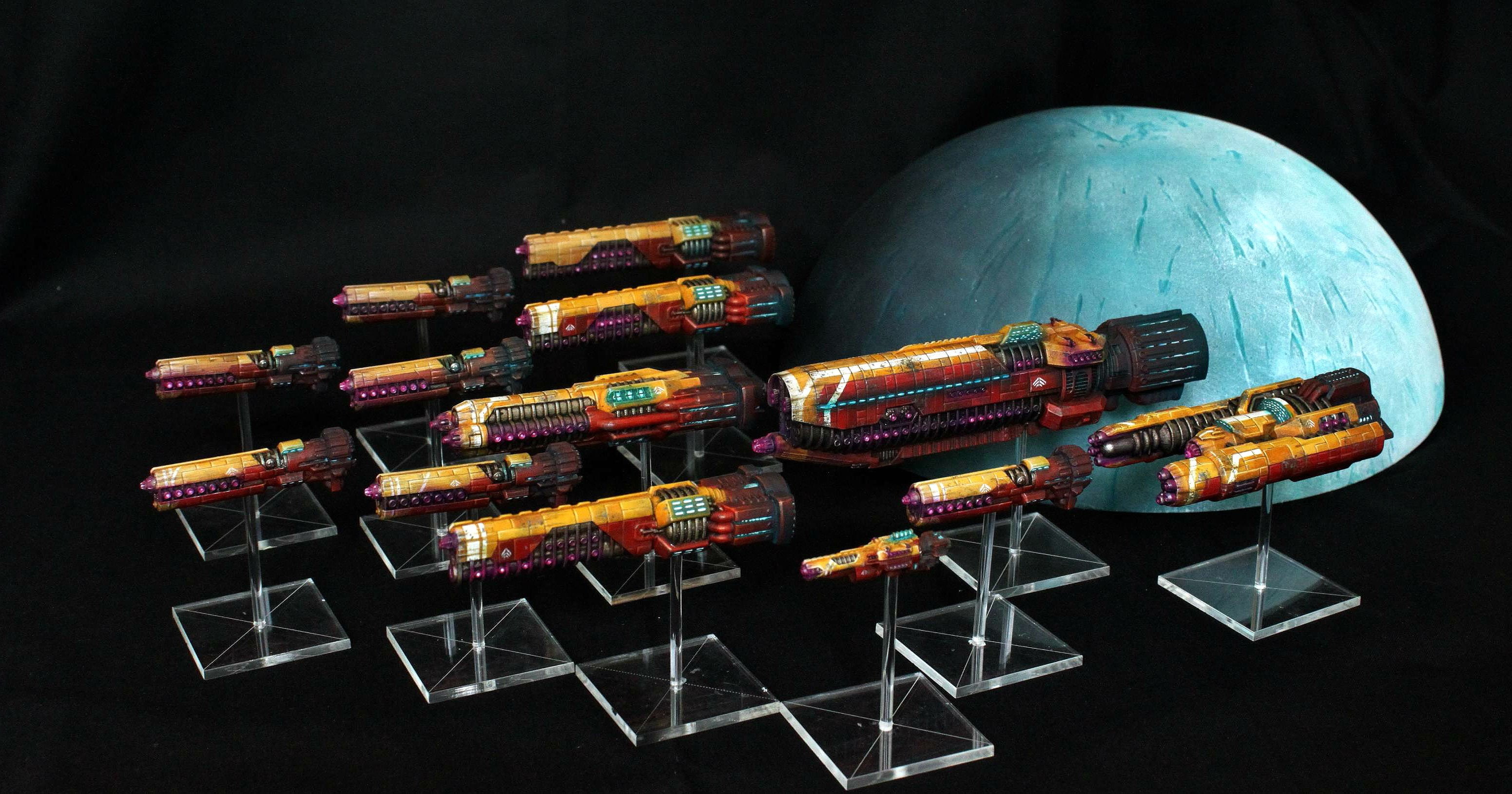 warhammer, action, sci-fi, futuristic, 2K, board, shooter, rpg, 40k, spaceship, 1battlefleet, HD Wallpaper