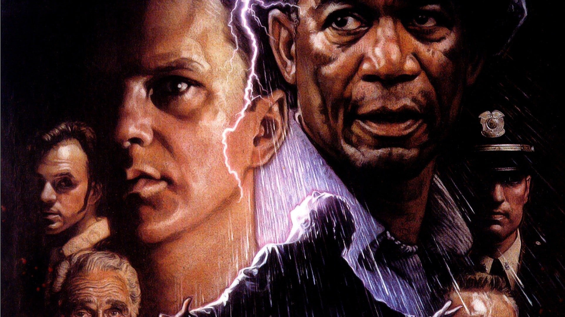 headshot, real people, looking at camera, togetherness, females, movies, indoors, lifestyles, mid adult men, men, portrait, mid adult, The Shawshank Redemption, HD Wallpaper