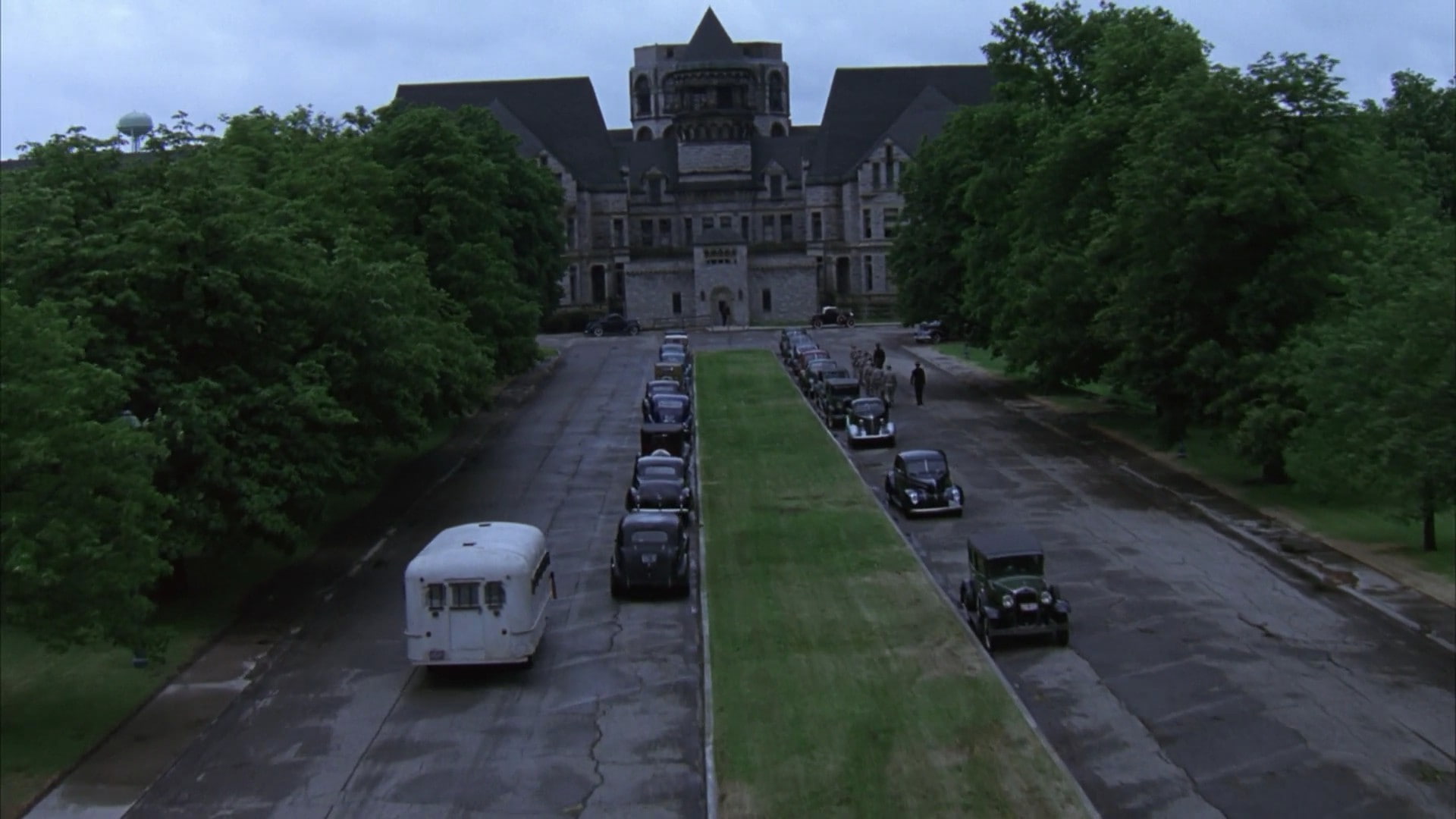 history, road, 1080P, mode of transportation, building, plant, the past, movies the shawshank redemption, transportation, building exterior, motor vehicle, HD Wallpaper