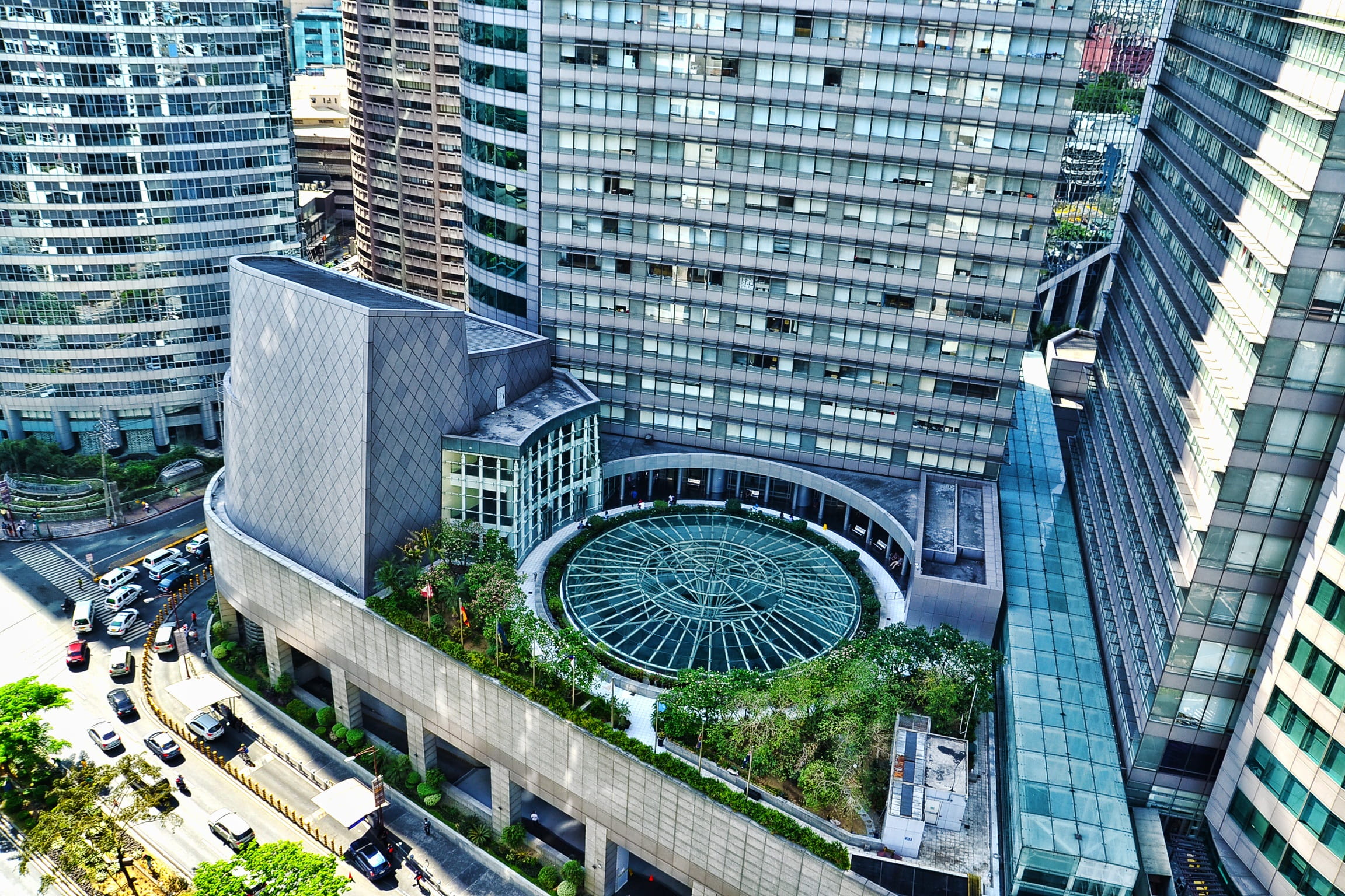 1080P, architecture, glass - material, cityscape, Makati City, philippines, financial district, residential district, day, urban scene, City, building exterior, HD Wallpaper