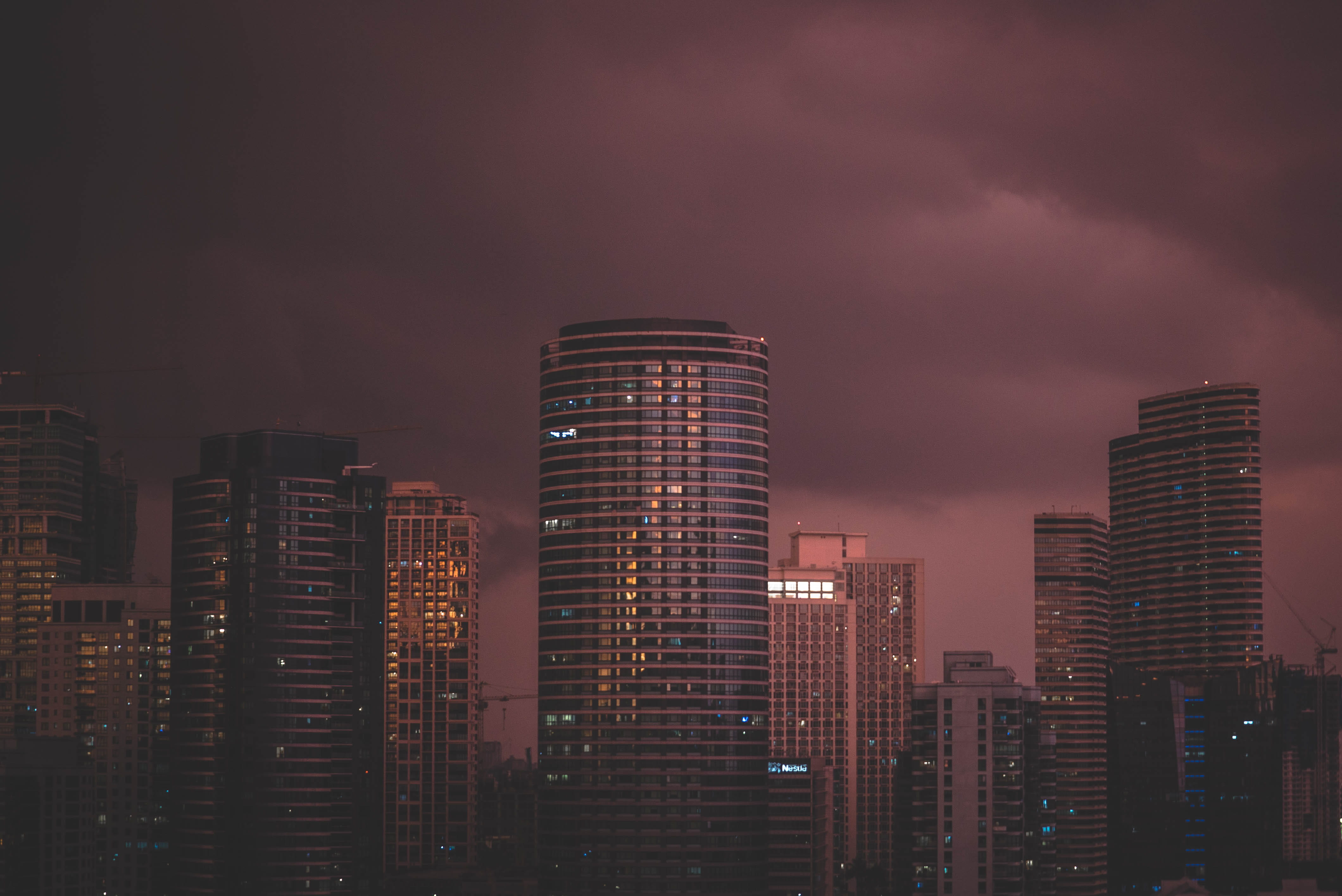 rockwell, built structure, cityscape, photography, a7sii, sunset, urban, sony, street, moody, tall - high, nature, architecture, view, philippine, landscape, HD Wallpaper