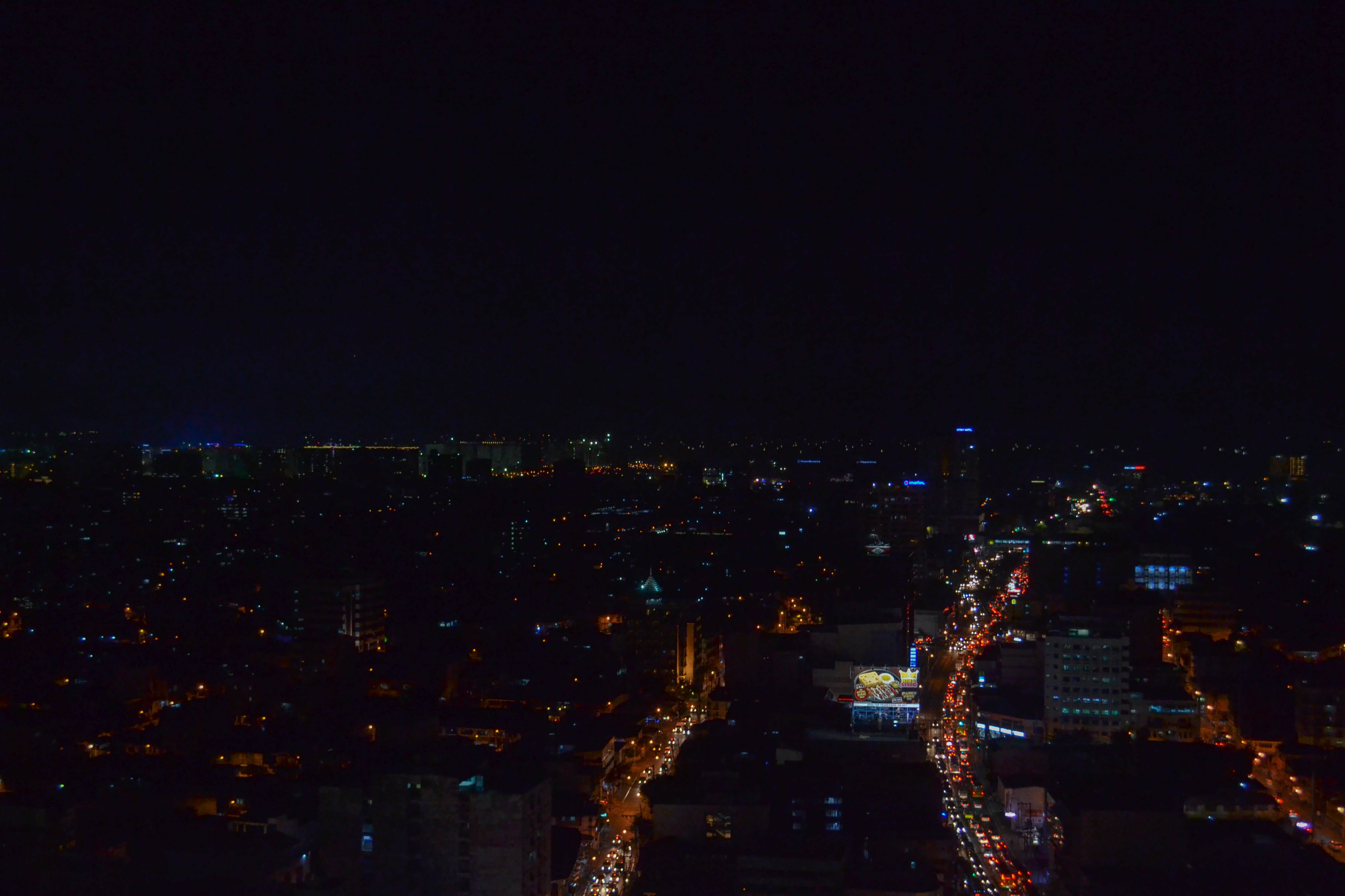 nightlife, copy space, 4K, urban, city, night, city life, skyscraper, city lights, built structure, nikon photography, traffics, photography, night life, HD Wallpaper