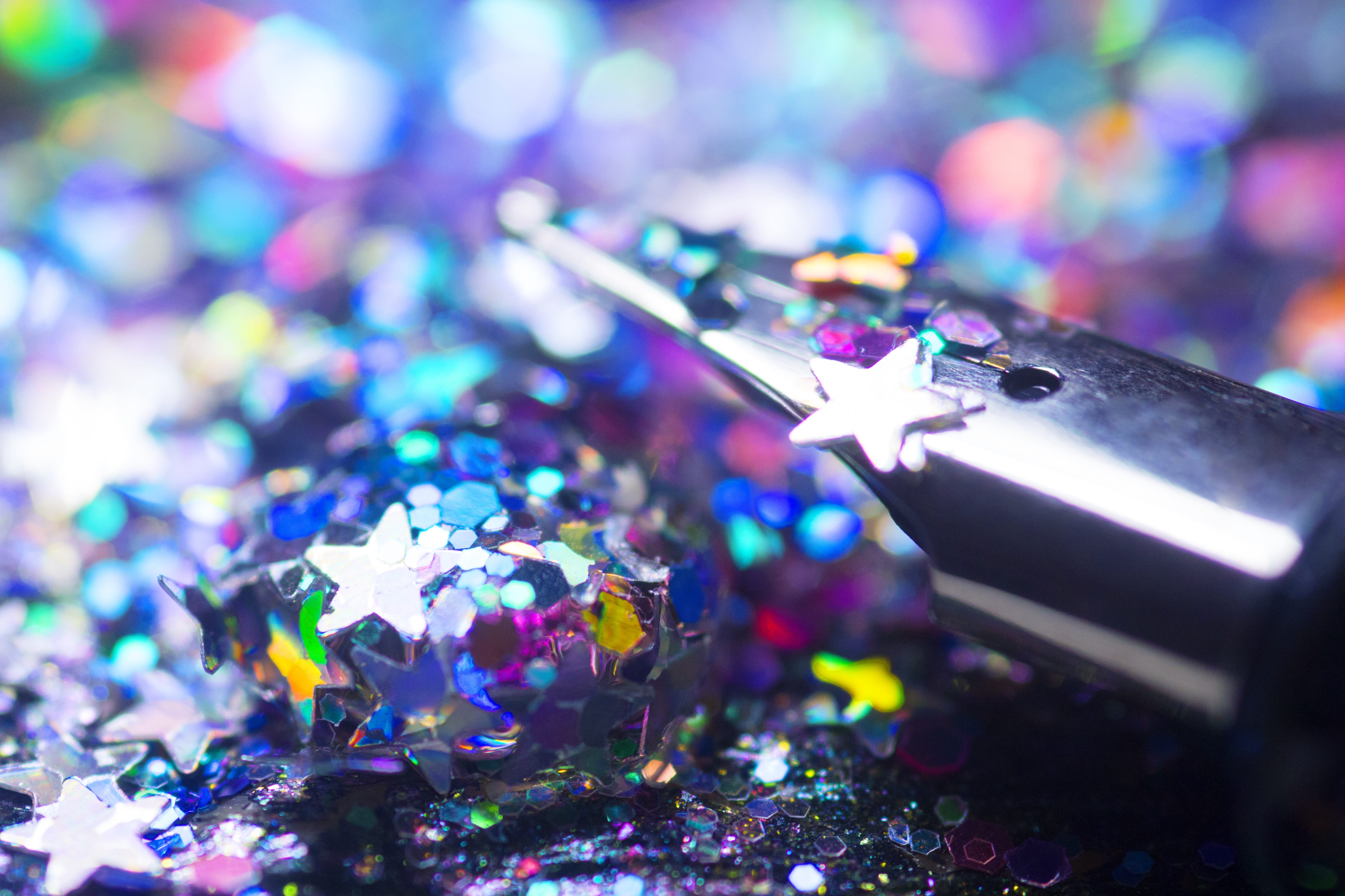 focus on foreground, craft, large group of objects, excess, connection, no people, write, glitter, nature, bokeh, still life, color, blur, selective focus, HD Wallpaper