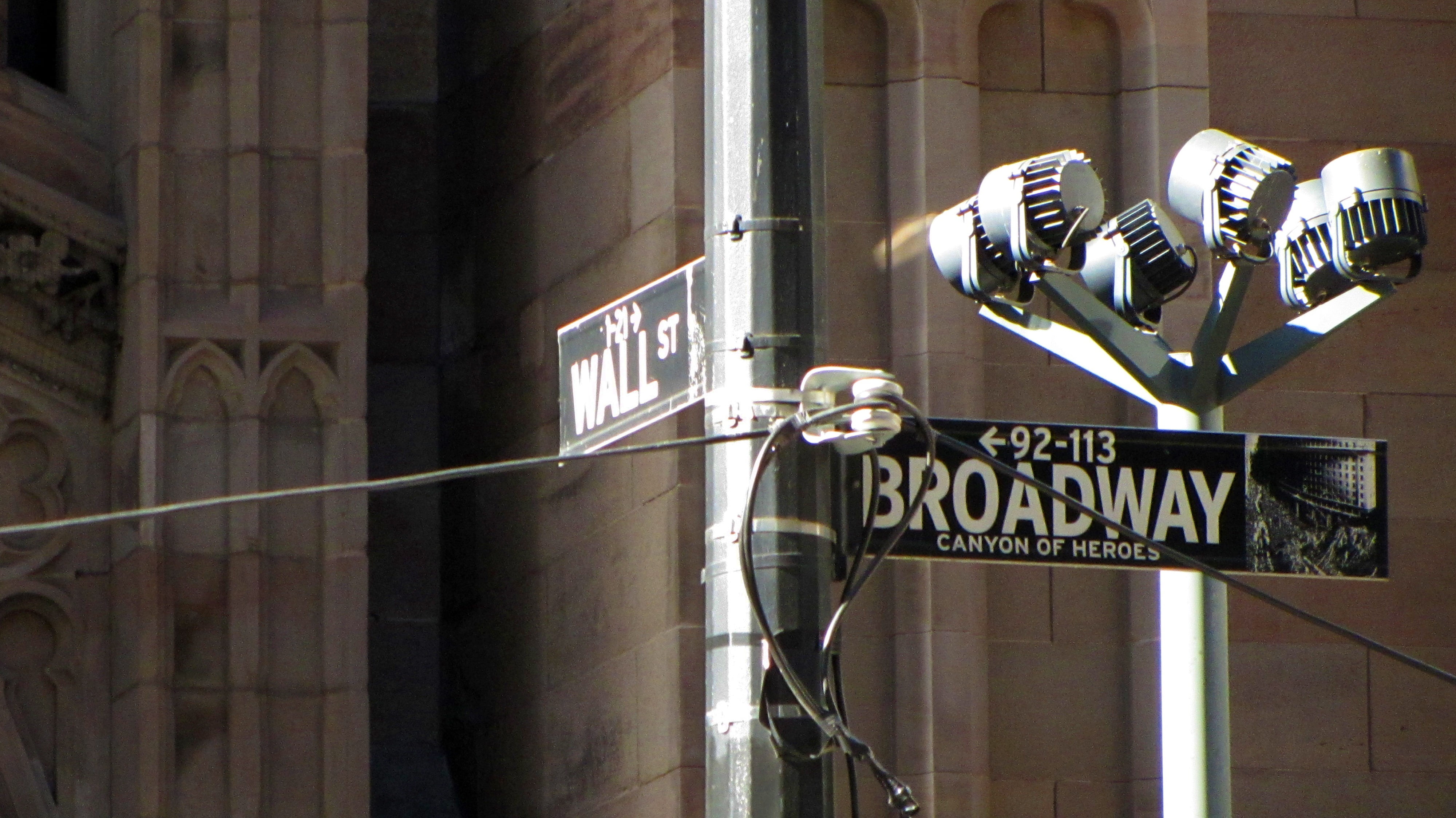 urban Scene, road, metal, street name sign, day, no people, broadway, symbol, new york city, communication, guidance, outdoors, western script, road crossing, HD Wallpaper
