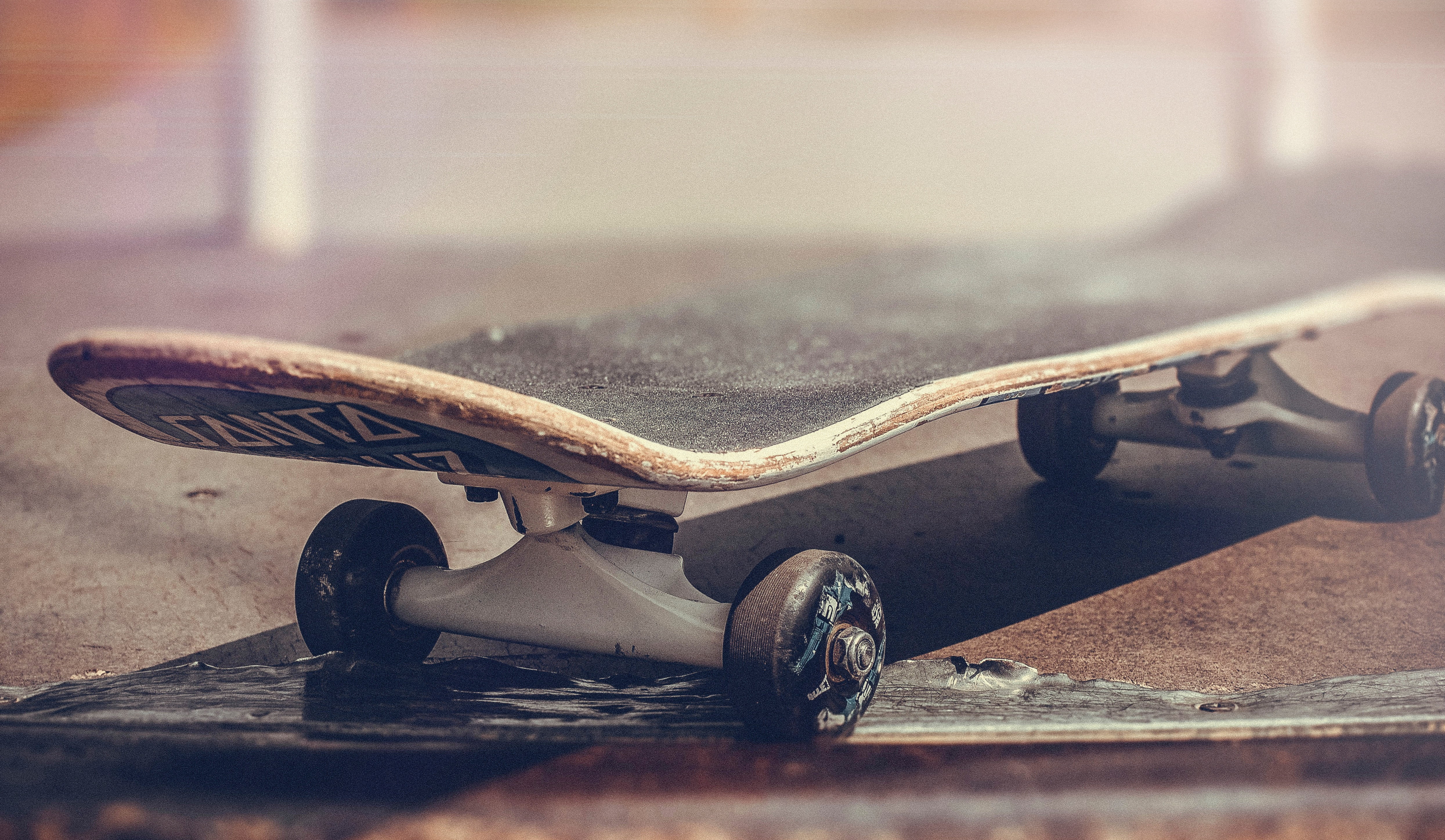 land vehicle, transportation, games, business, close-up, sports, wheel, skateboard, old-fashioned, 4K, nature, focus on foreground, retro Styled, metal, HD Wallpaper