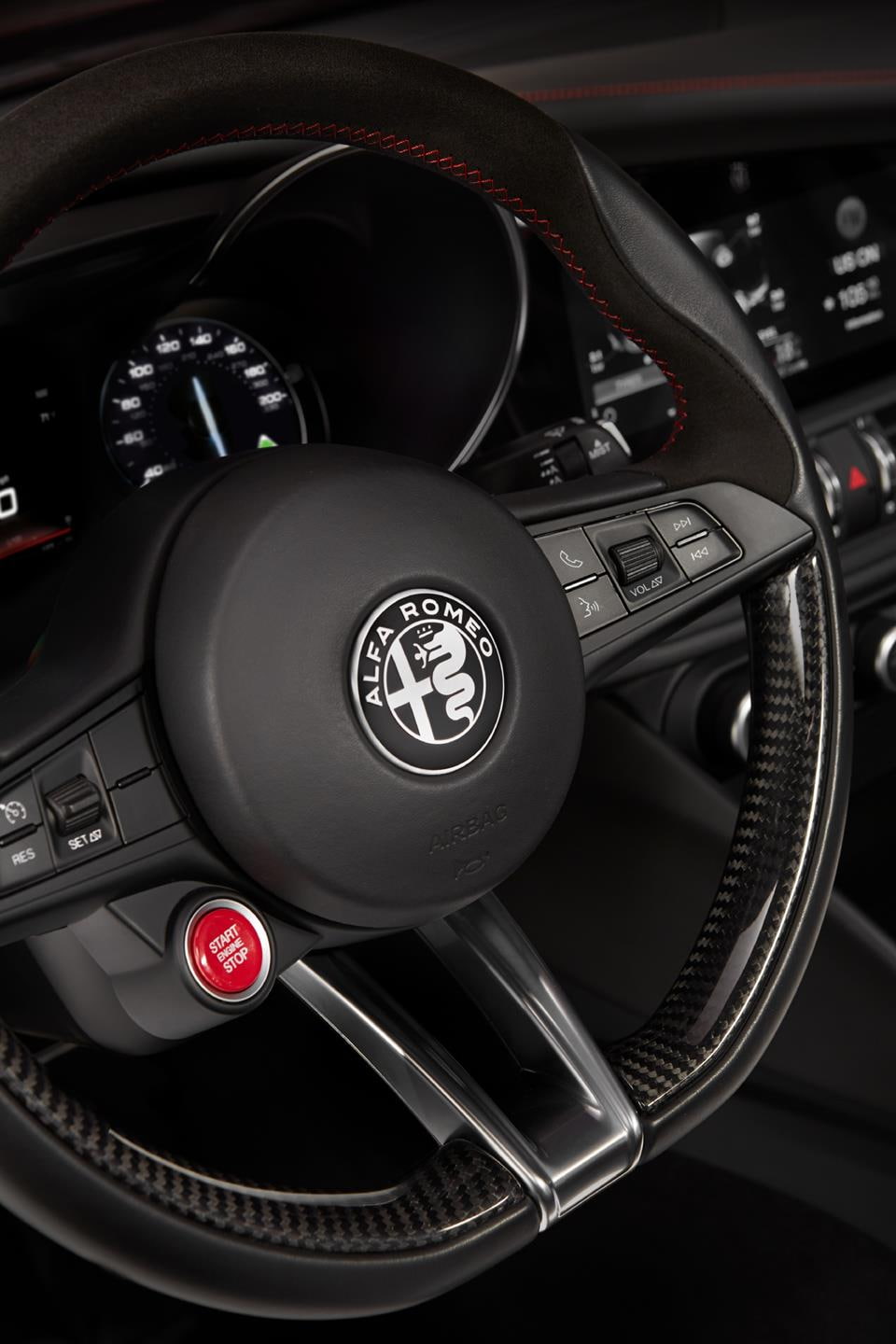 romeo, 720P, alfa, quadrifoglio, giulia, car, qdrifglio, guilia, Phone HD Wallpaper
