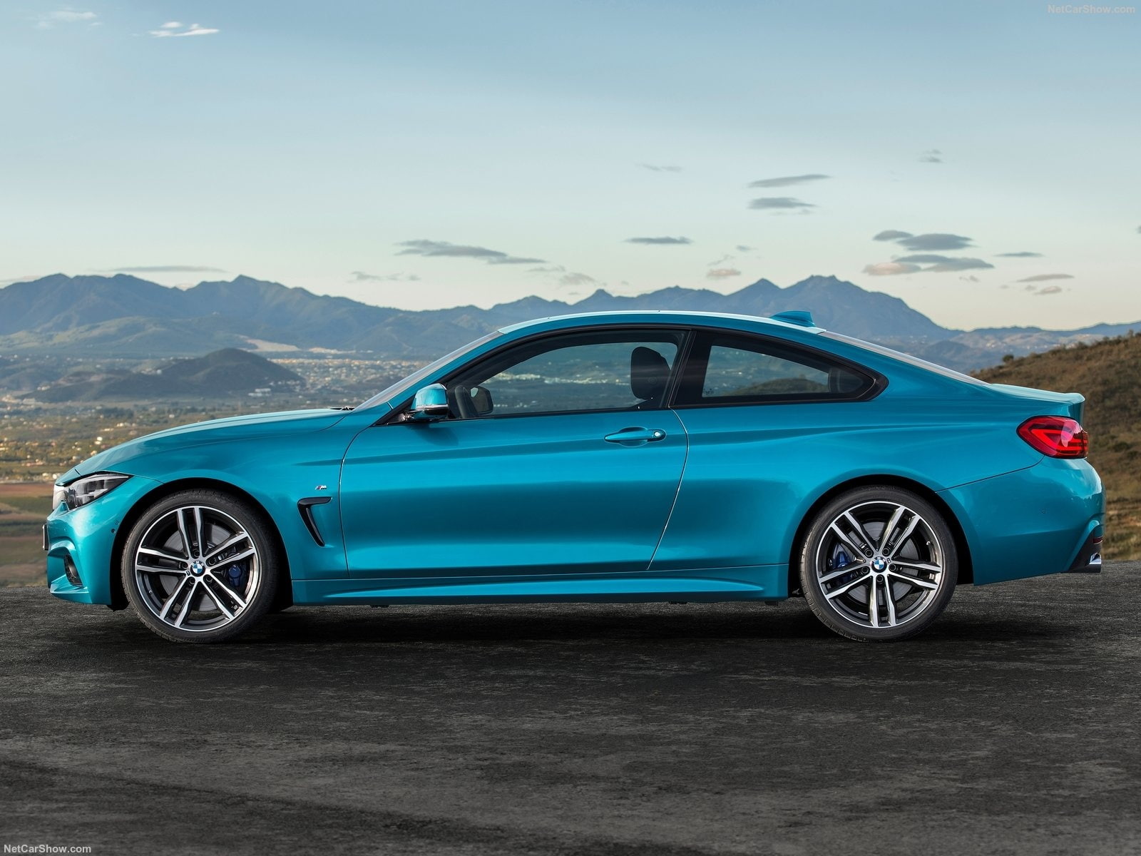 blue, 720P, coupe, 440i, m-sport, 2017, bmw, cars, (f32), HD Wallpaper
