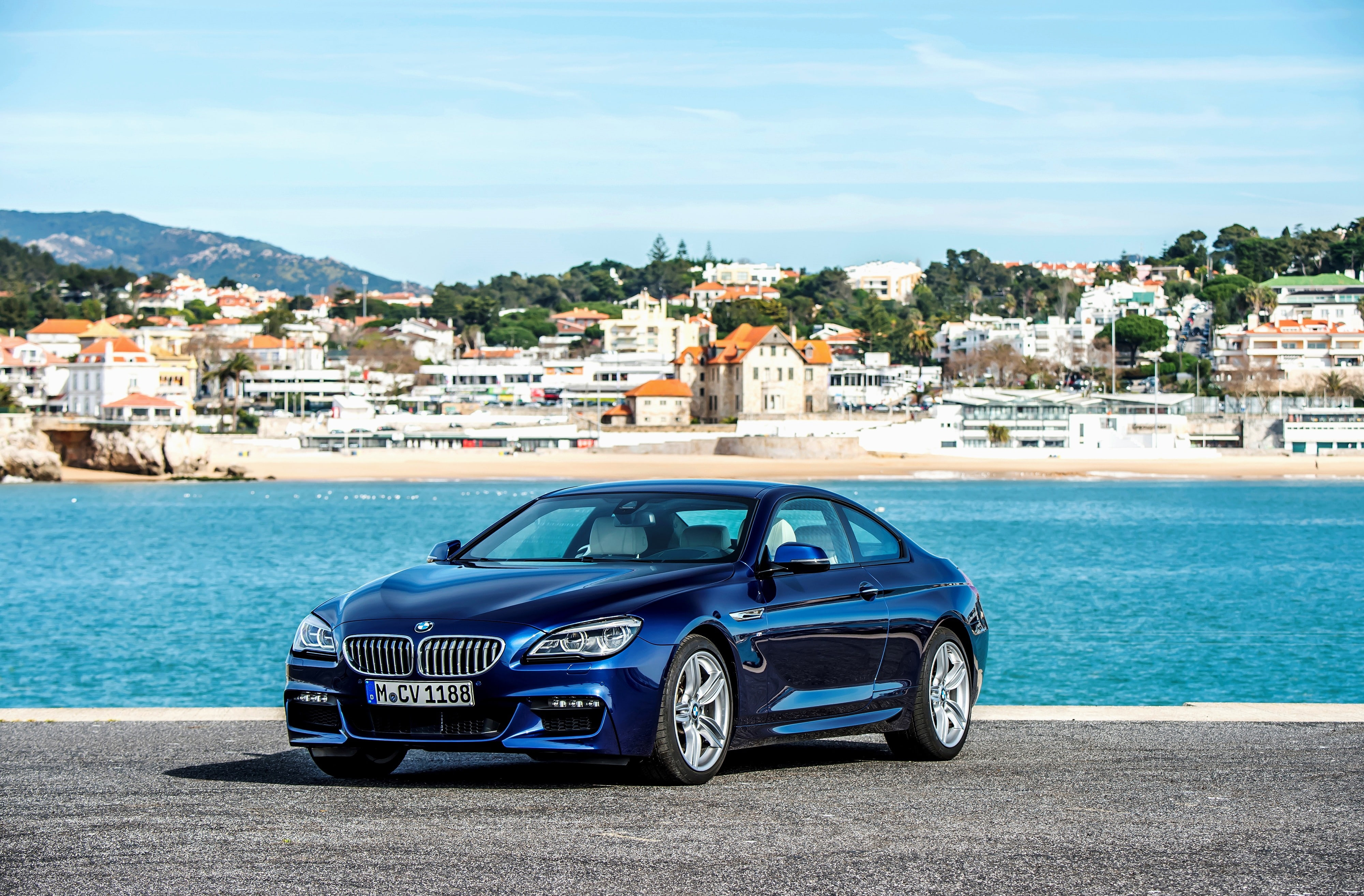bmw, coupe, M, 650i, 4K, Sport Package, 2015, F13, blue, HD Wallpaper