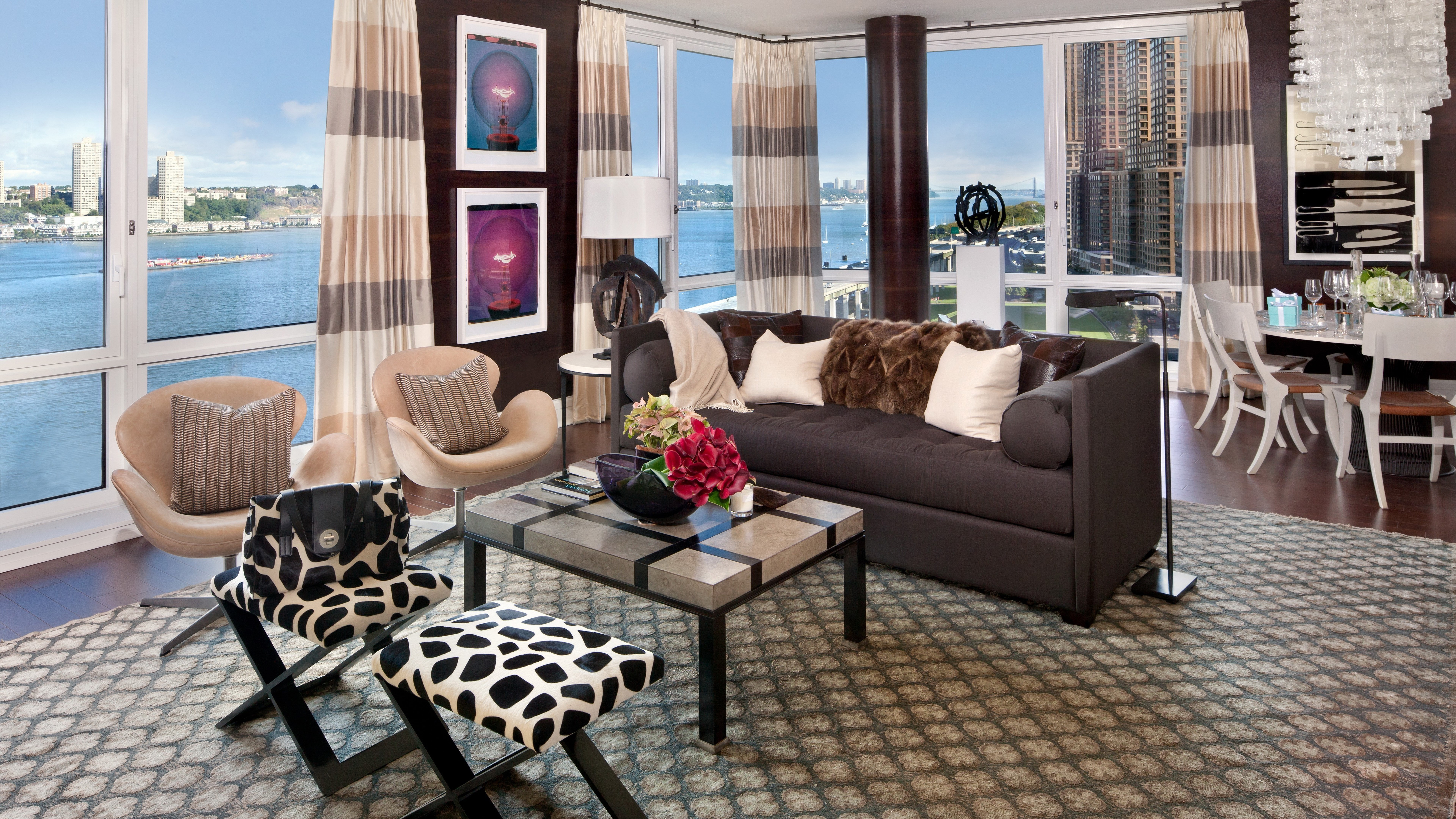 architecture, mammal, seat, built structure, coffee table, vertebrate, no people, living room, stuffed, 8K, indoors, home interior, chair, nature, sofa, HD Wallpaper
